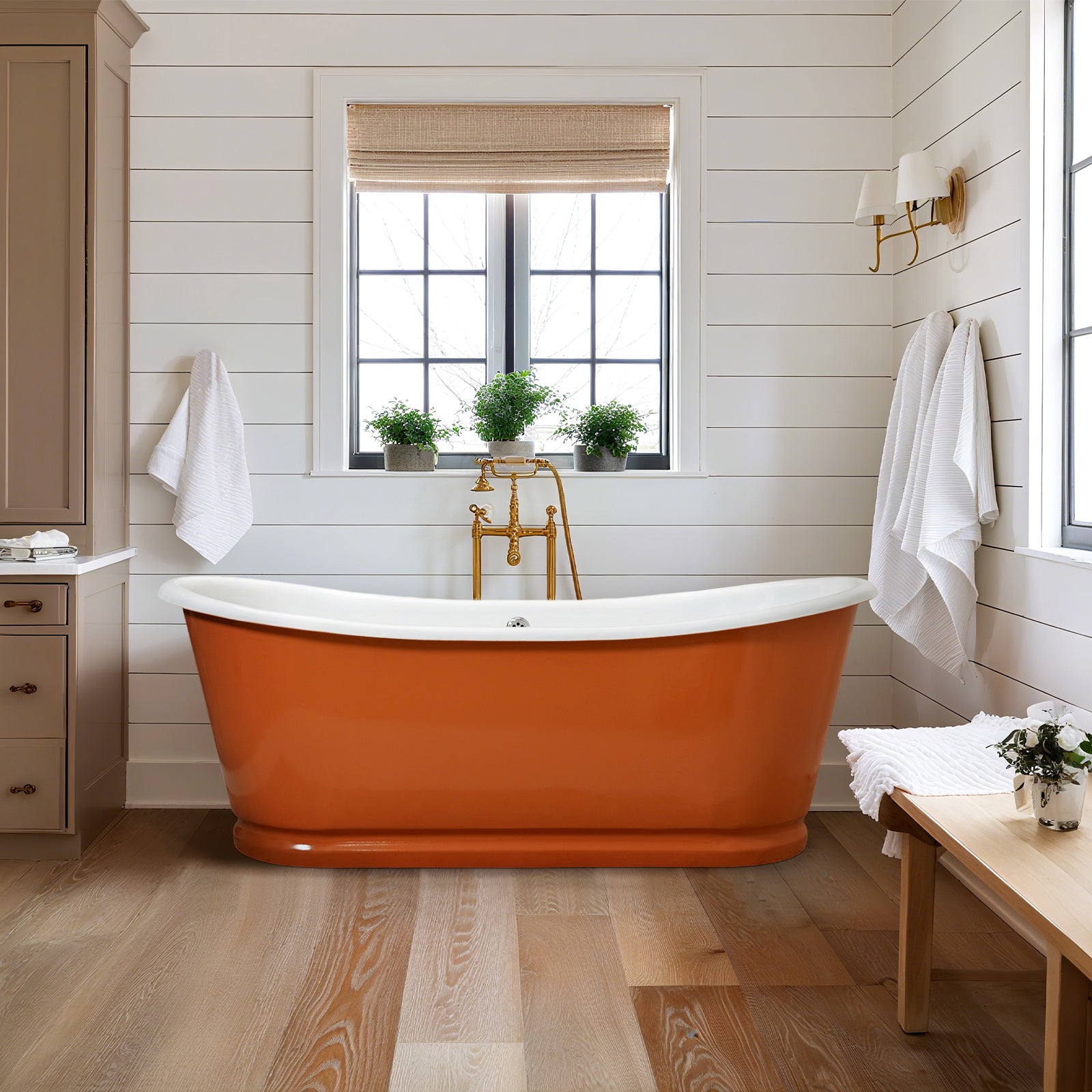 Elite Brilliant Cast Iron Double Ended Stand Alone Tub EI-DE04