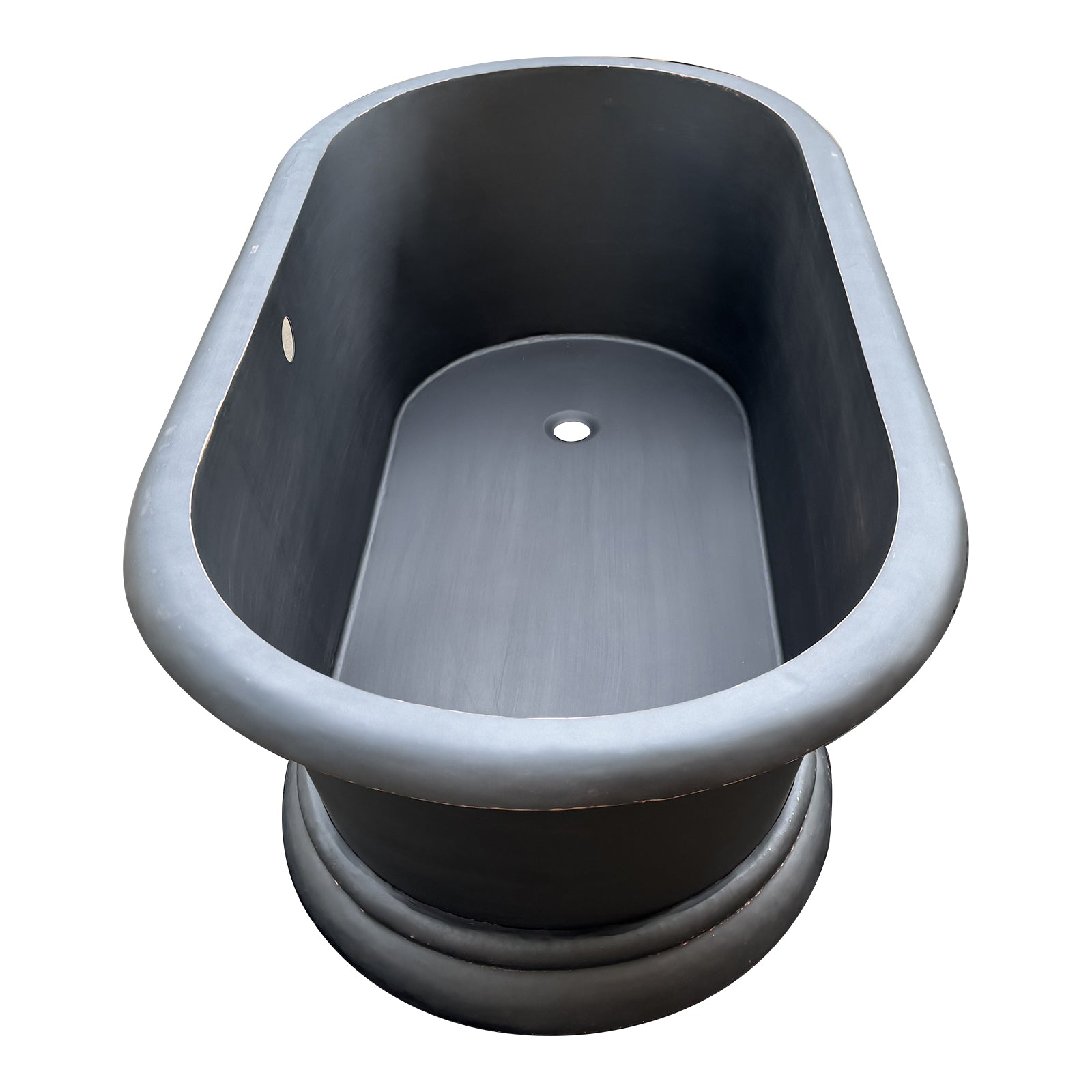 Freestanding Copper bathtub with  double ended shape  for luxury suites