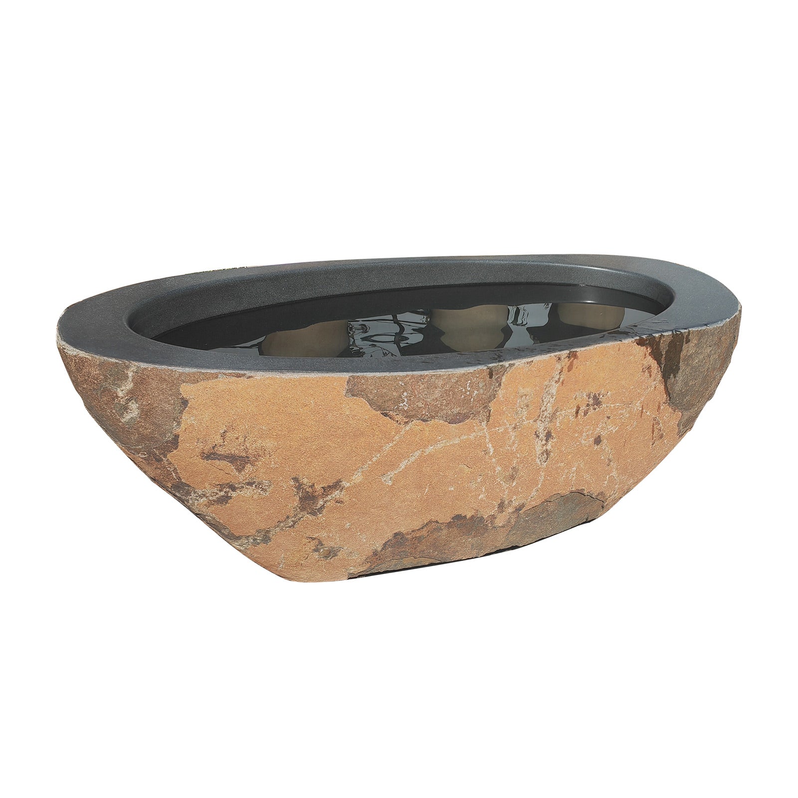 Elite Custom-Made Stone With Tub Rustic Earth-Toned EM-C01