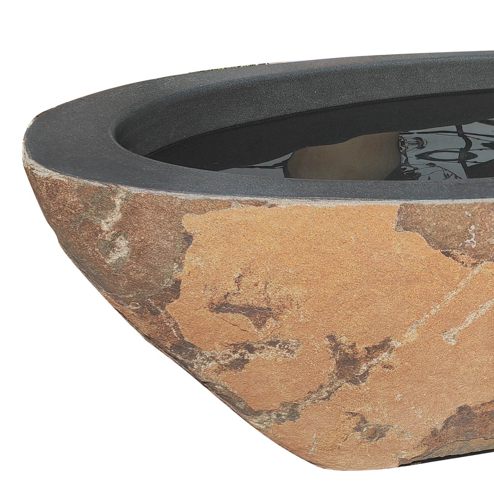 Elite Custom-Made Stone With Tub Rustic Earth-Toned EM-C01