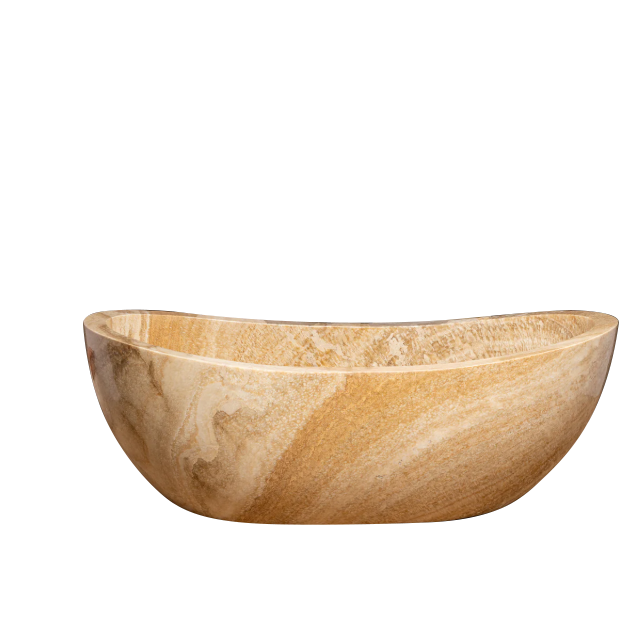 Elite Deep Stand Alone Wood-grain Freestanding Tub EM-T09