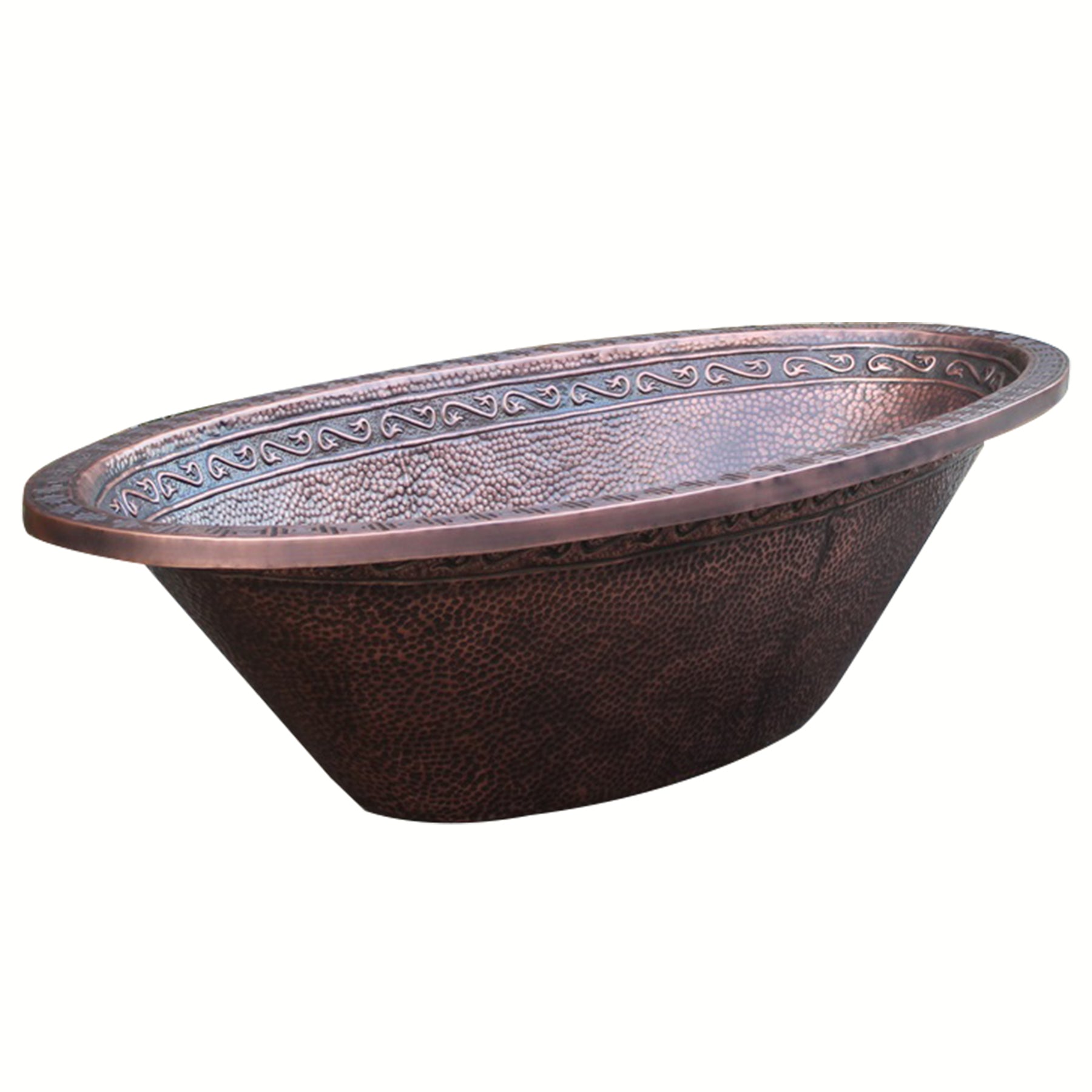 reestanding Copper bathtub with customizable size/color for  bathrooms