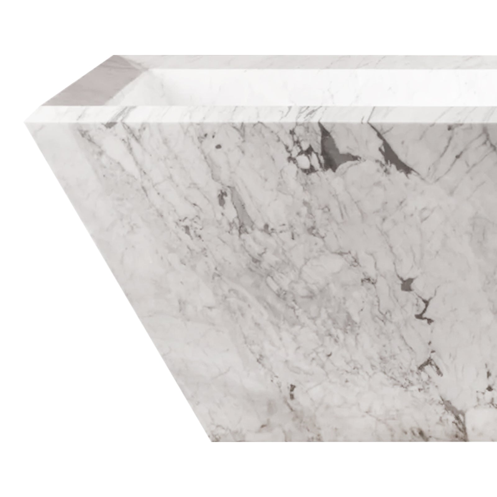 Elite Marble Bathtub Edge Carrara Stone Bath EM-L02