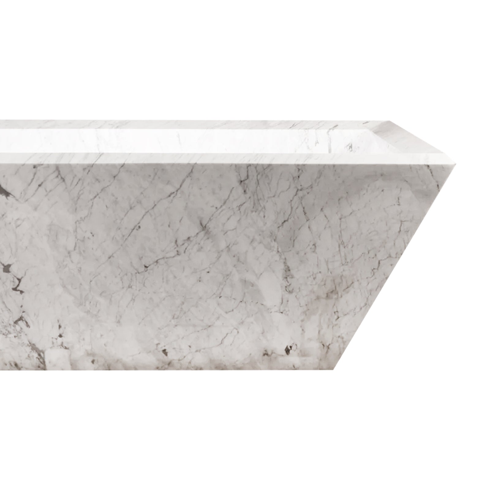 Elite Marble Bathtub Edge Carrara Stone Bath EM-L02