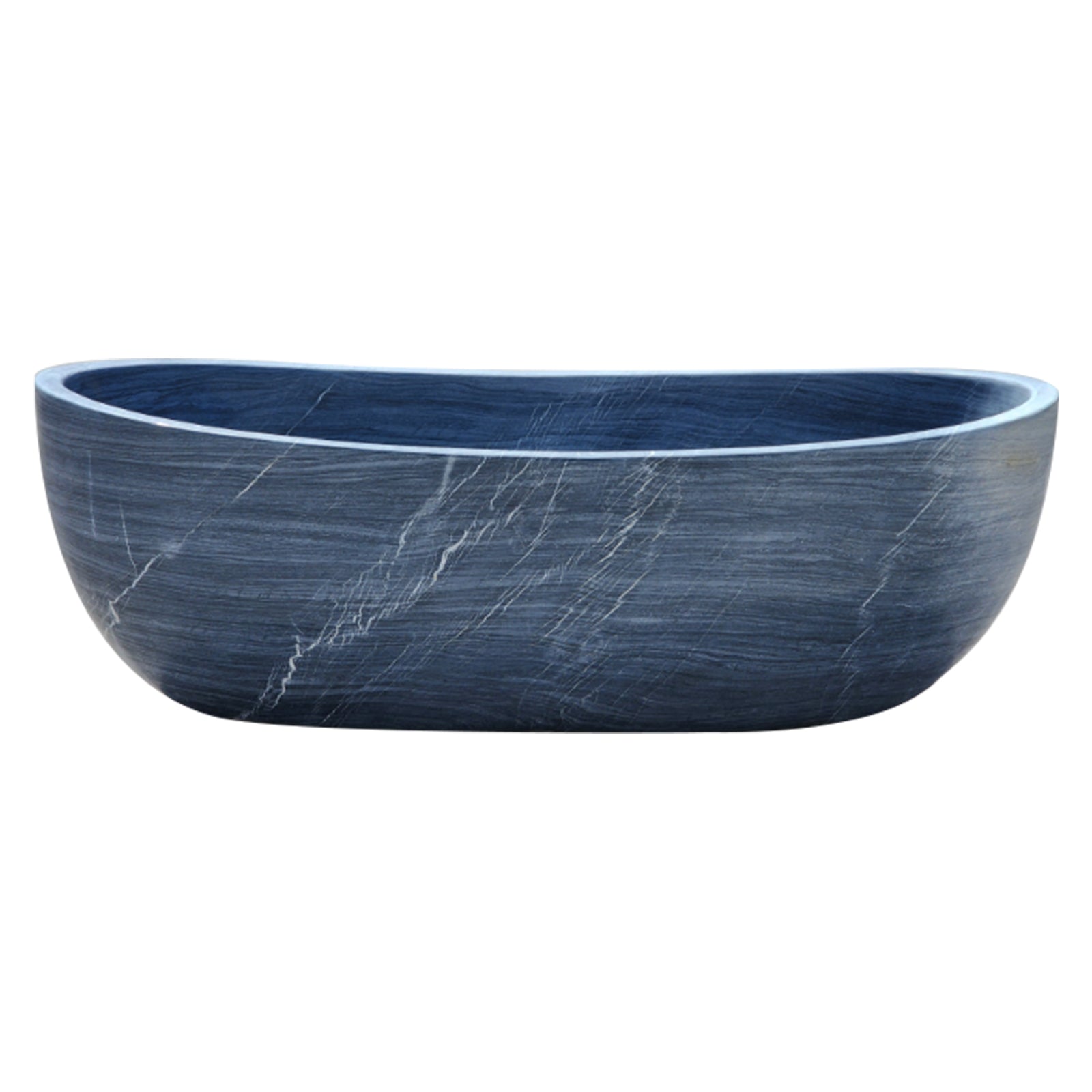 Elite Marble Vein Free Standing Bathtub Soaking Tub EM-O06