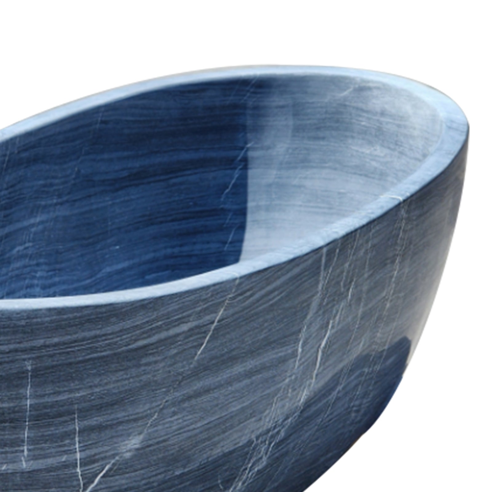 Elite Marble Vein Free Standing Bathtub Soaking Tub EM-O06