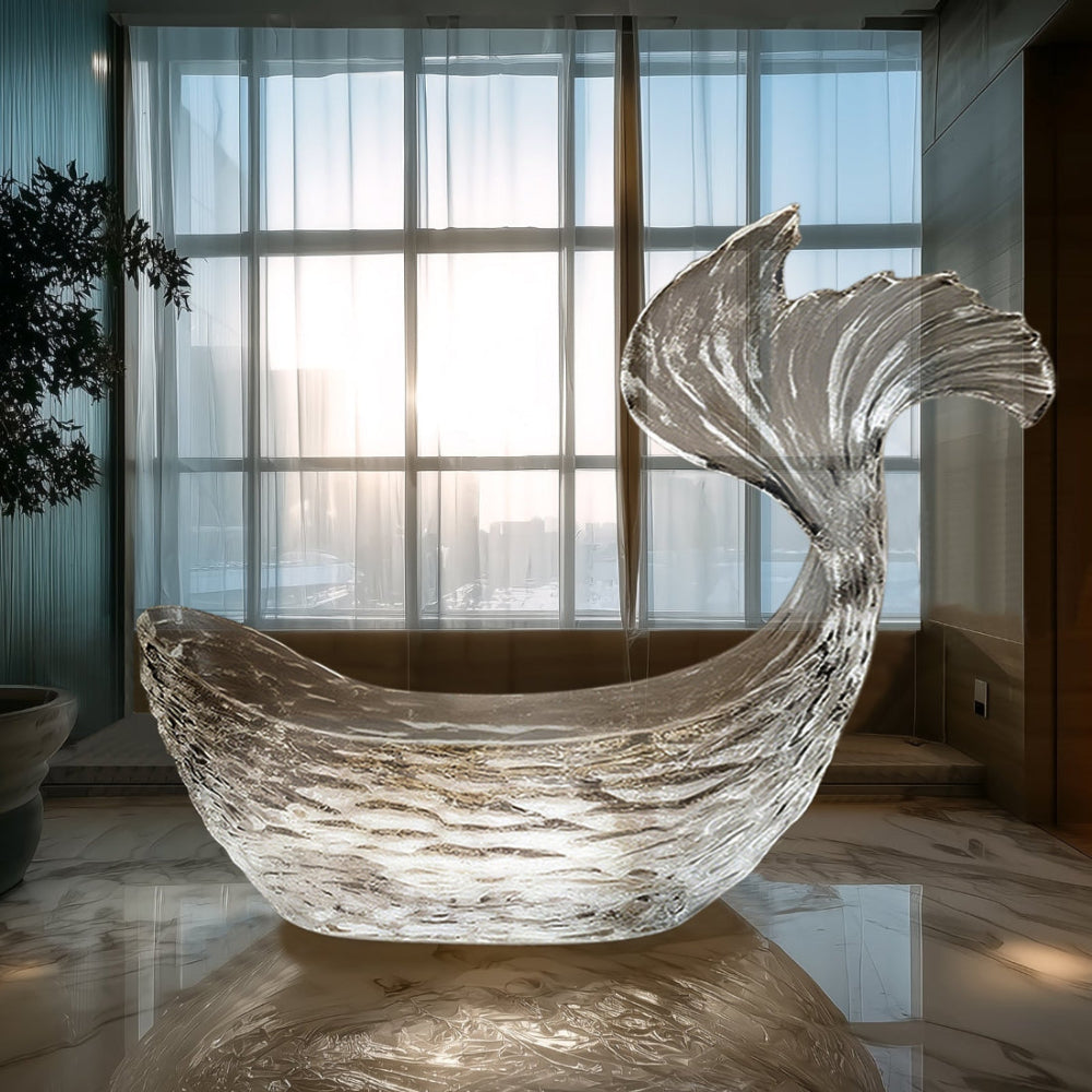Elite Refined Custom Mermaid-tail Crystal Shaped Bath Tubs EC-01