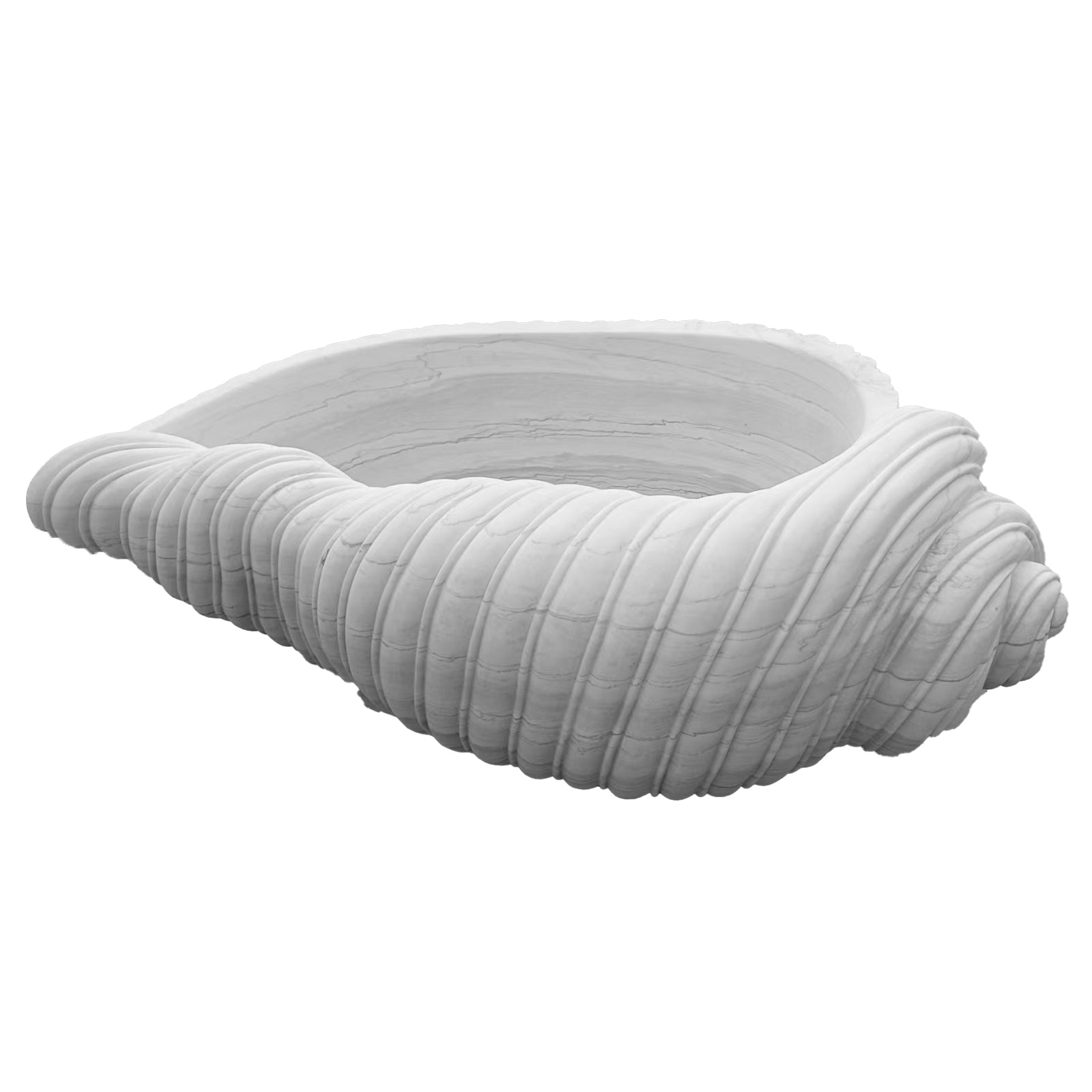 Elite Stone Bathtub Conch-shaped Designer Tub EM-R01