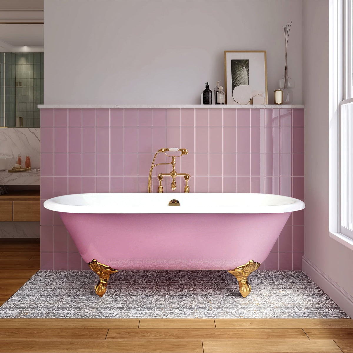 Elite Timeless Cast Iron Claw Foot Freestanding Tub EI-DE02