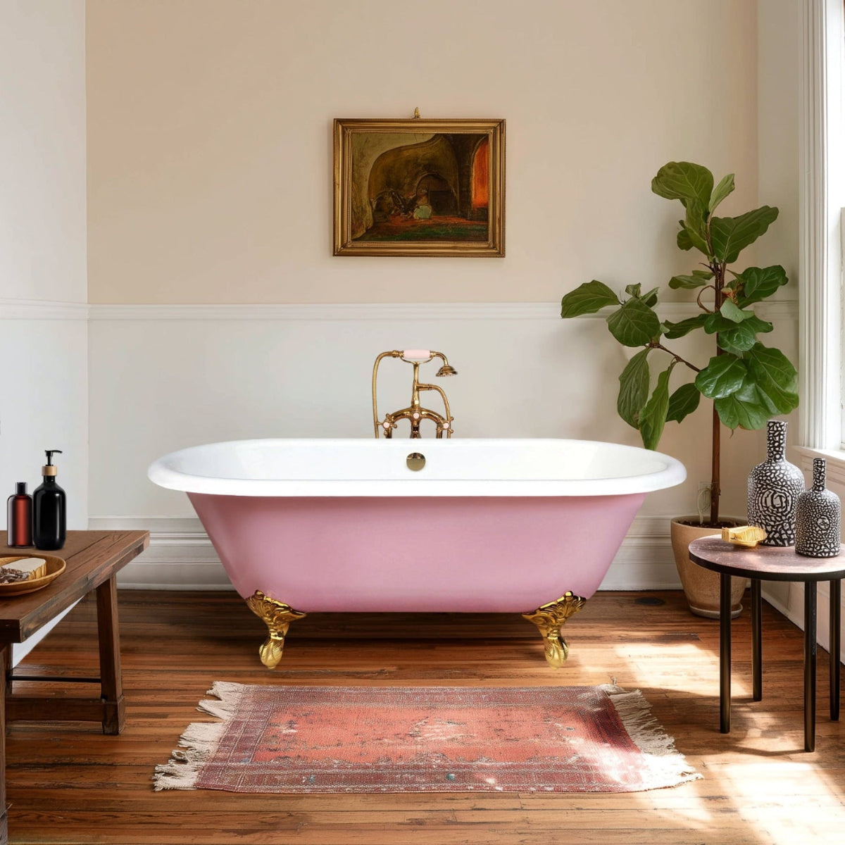 Elite Timeless Cast Iron Claw Foot Freestanding Tub EI-DE02