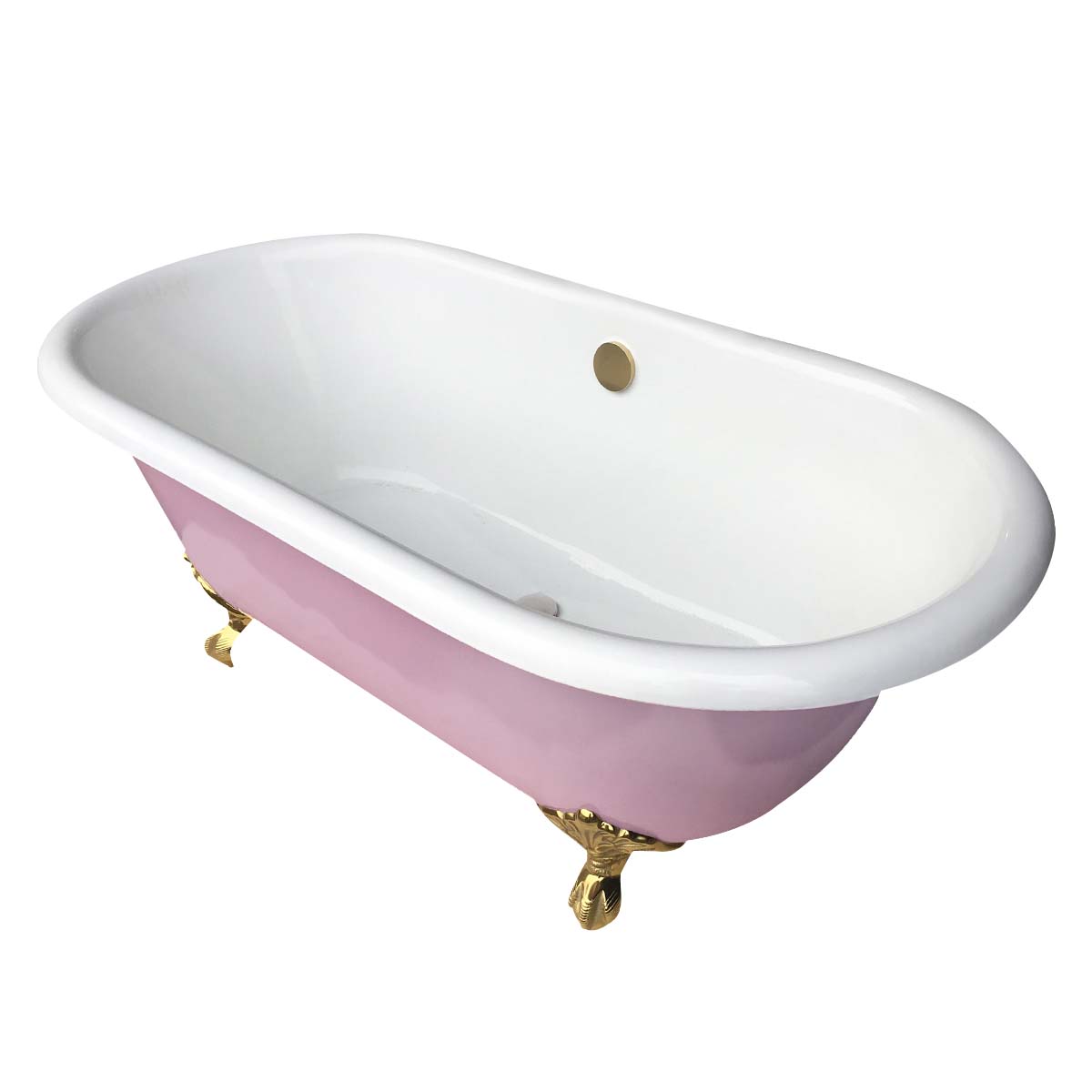 Elite Timeless Cast Iron Claw Foot Freestanding Tub