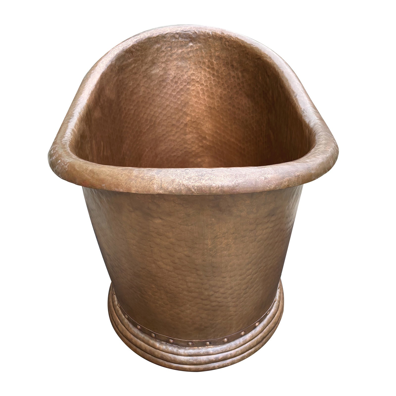 Freestanding Copper vintage bathtub personalized touches for boutique residences