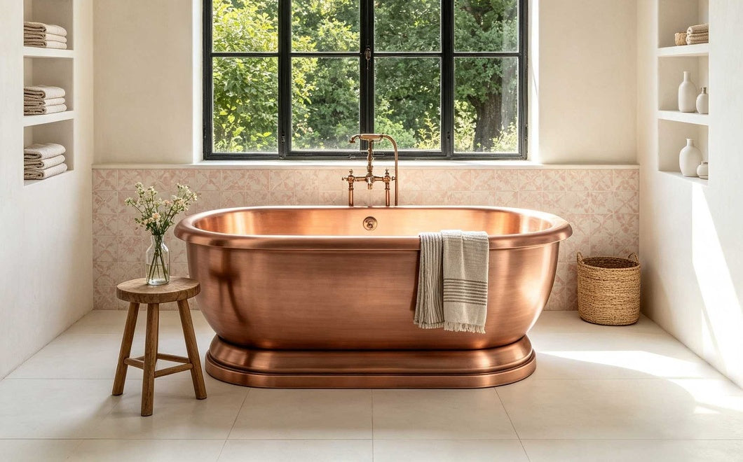 Copper Bathtub Maintenance: How to Clean and Care for Your Tub