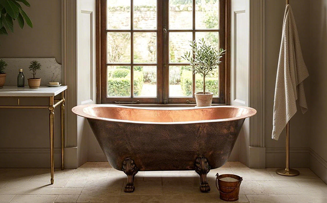 Luxury Bathroom Ideas with Copper Bathtubs