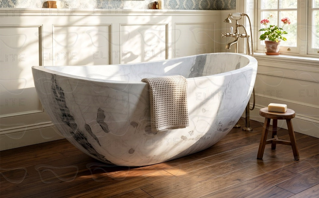 Luxury Bathroom Trends: The Timeless Appeal of Marble Bathtubs