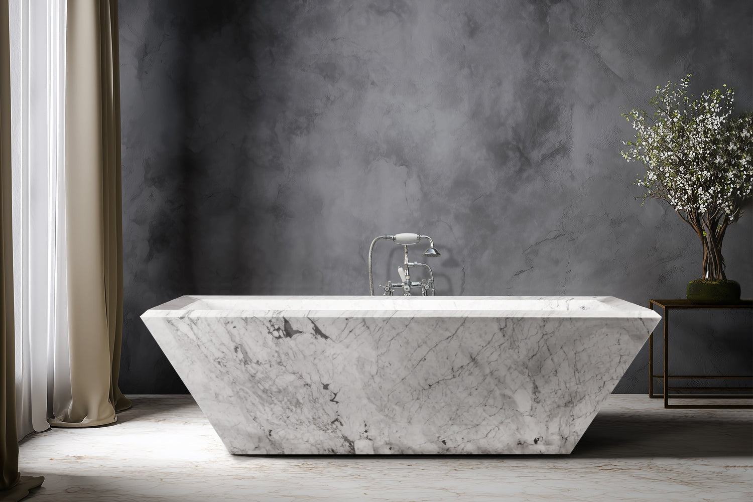 Luxury Bathroom Trends: The Timeless Appeal of Marble Bathtubs
