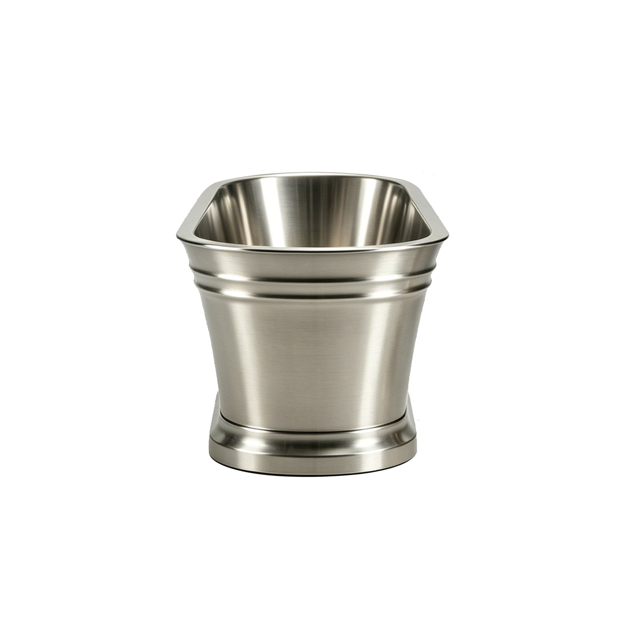 Elite Custom Double-Ended Sleek Stainless Steel Bathtub Modern Freestanding Tub ET-S-DE04