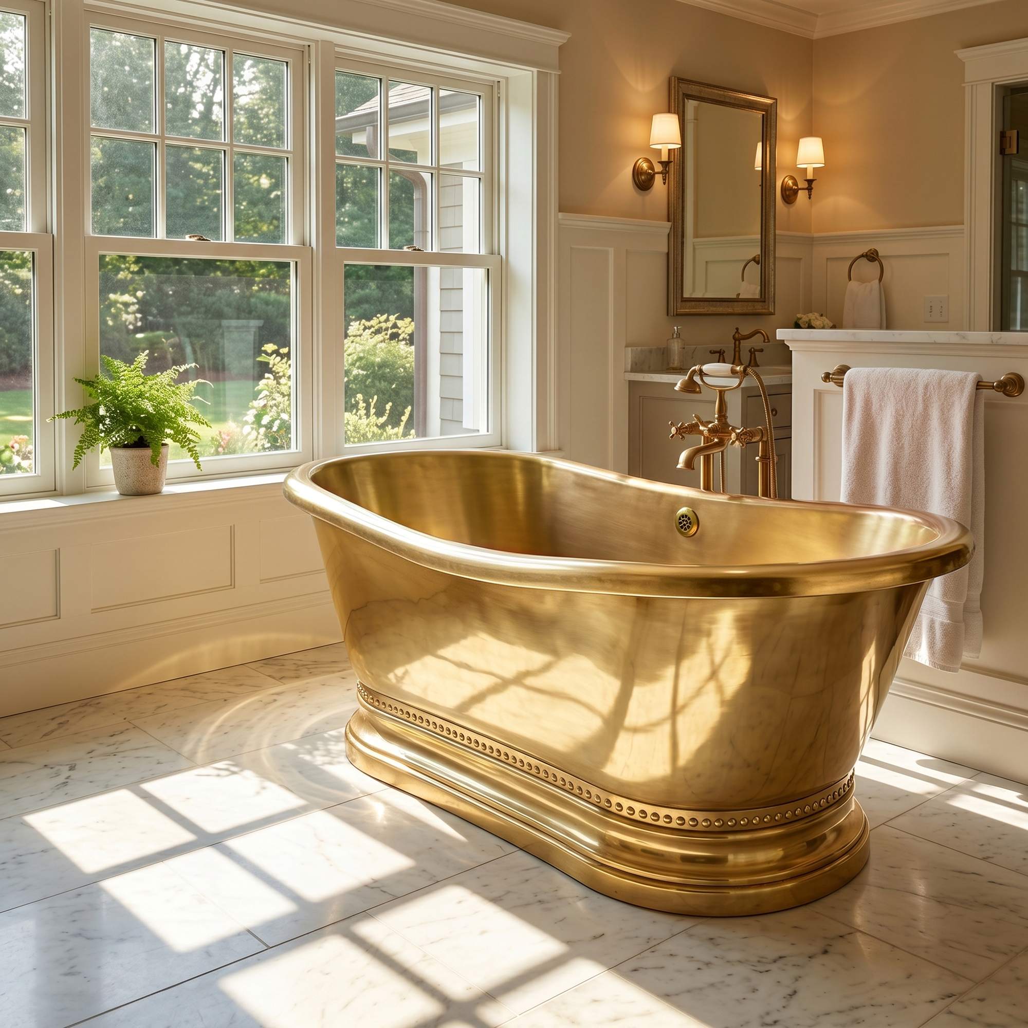 Elite Custom Double Ended Stainless Steel Soaking Freestanding Bathtub ET-S-DS06