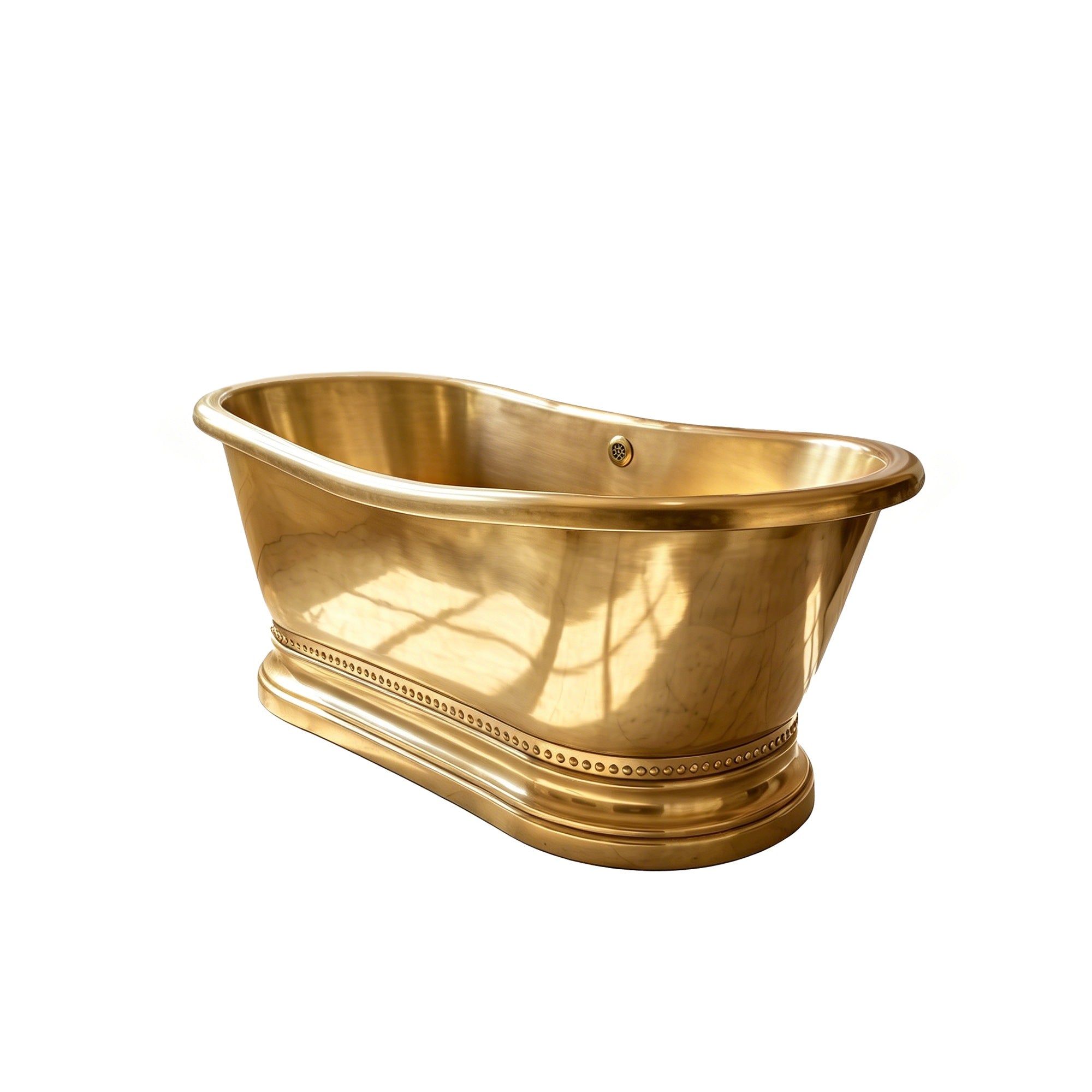 Elite Custom Double Ended Stainless Steel Soaking Freestanding Bathtub ET-S-DS06