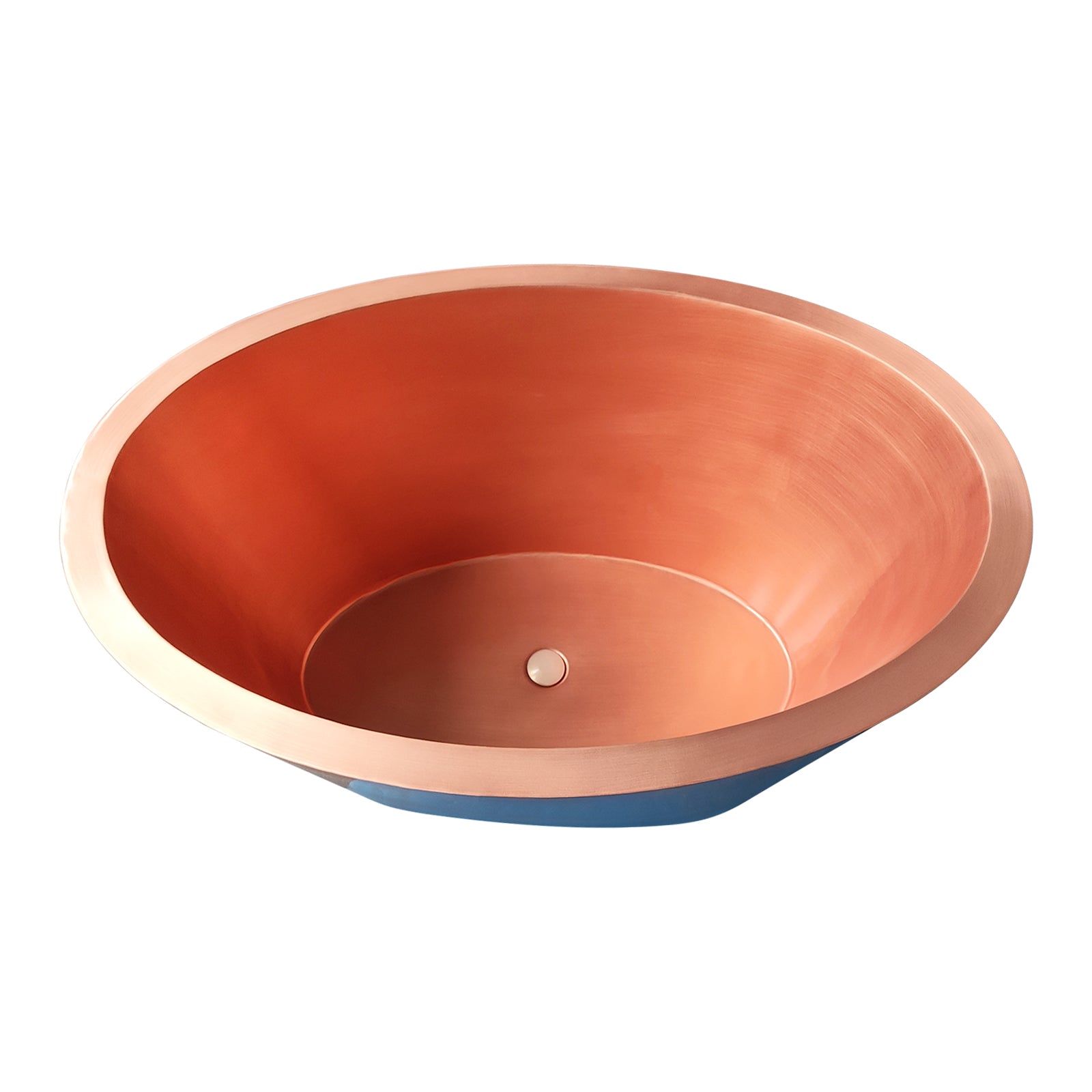 Natural Copper Bathtub for Modern Bathroom