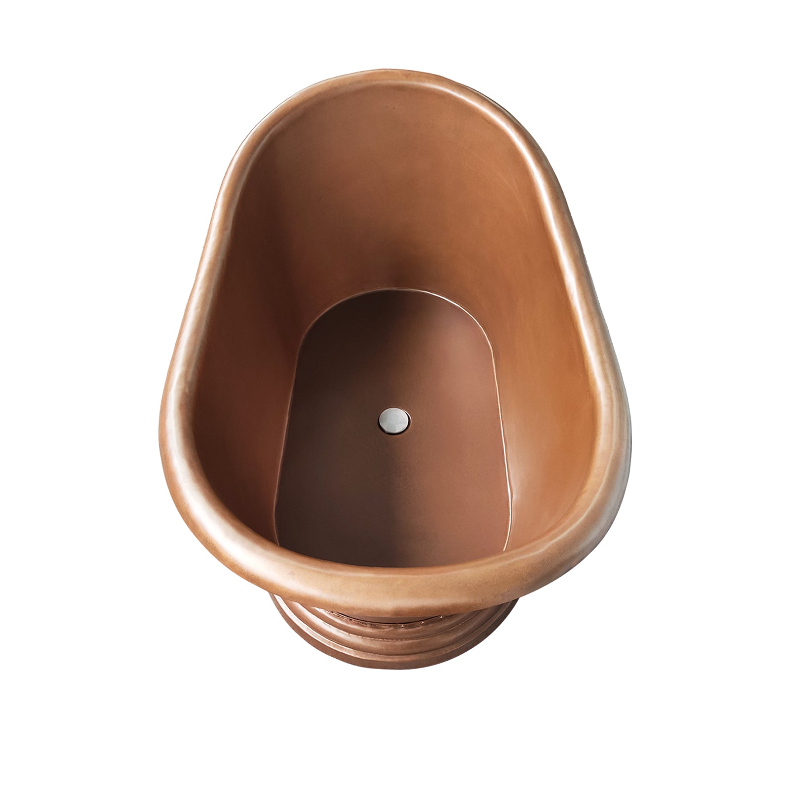 Elite Double‑Slipper Weathered Patina Copper Freestanding Bathtub ET-C-DS39