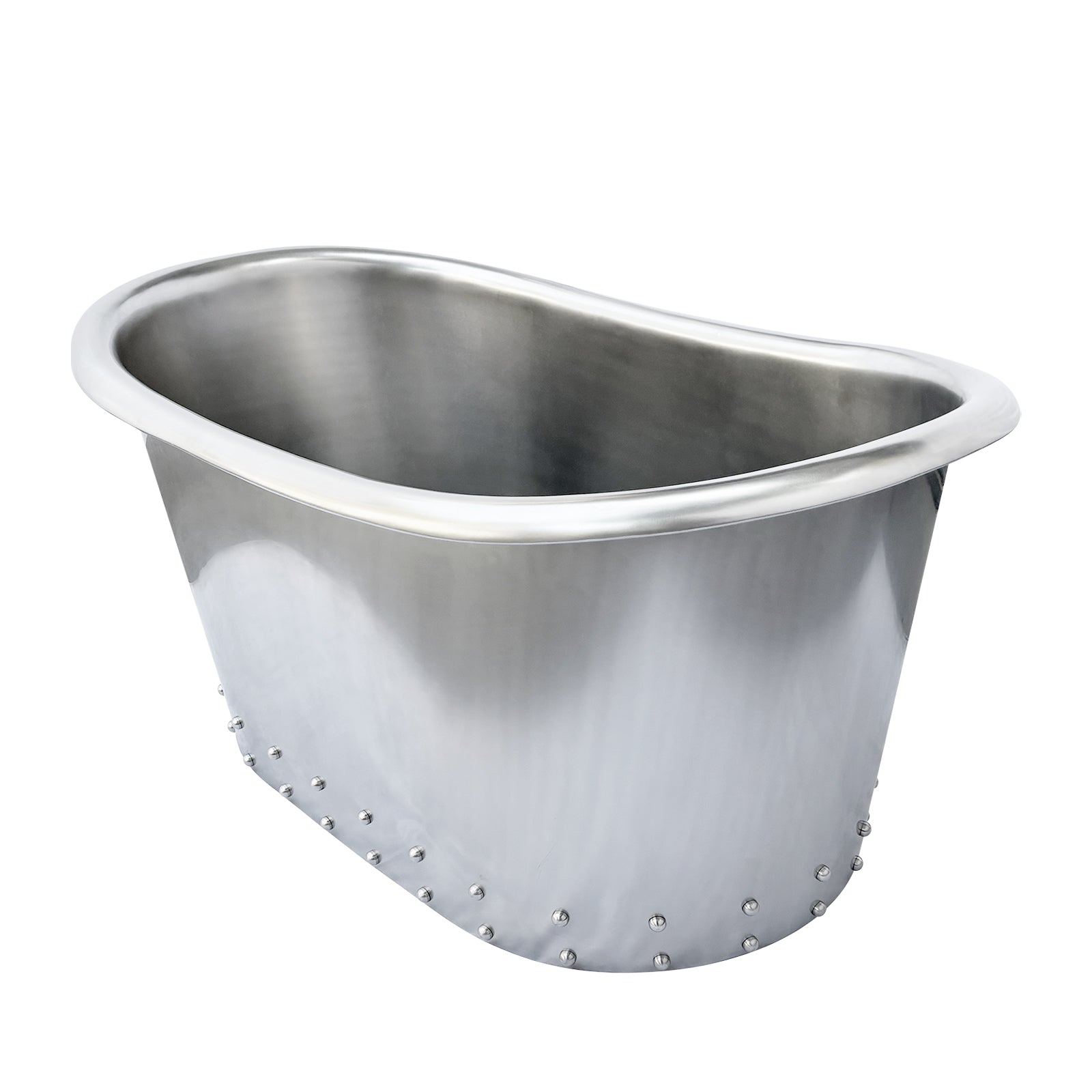 custom stainless steel freestanding bathtub at EliteBathtub