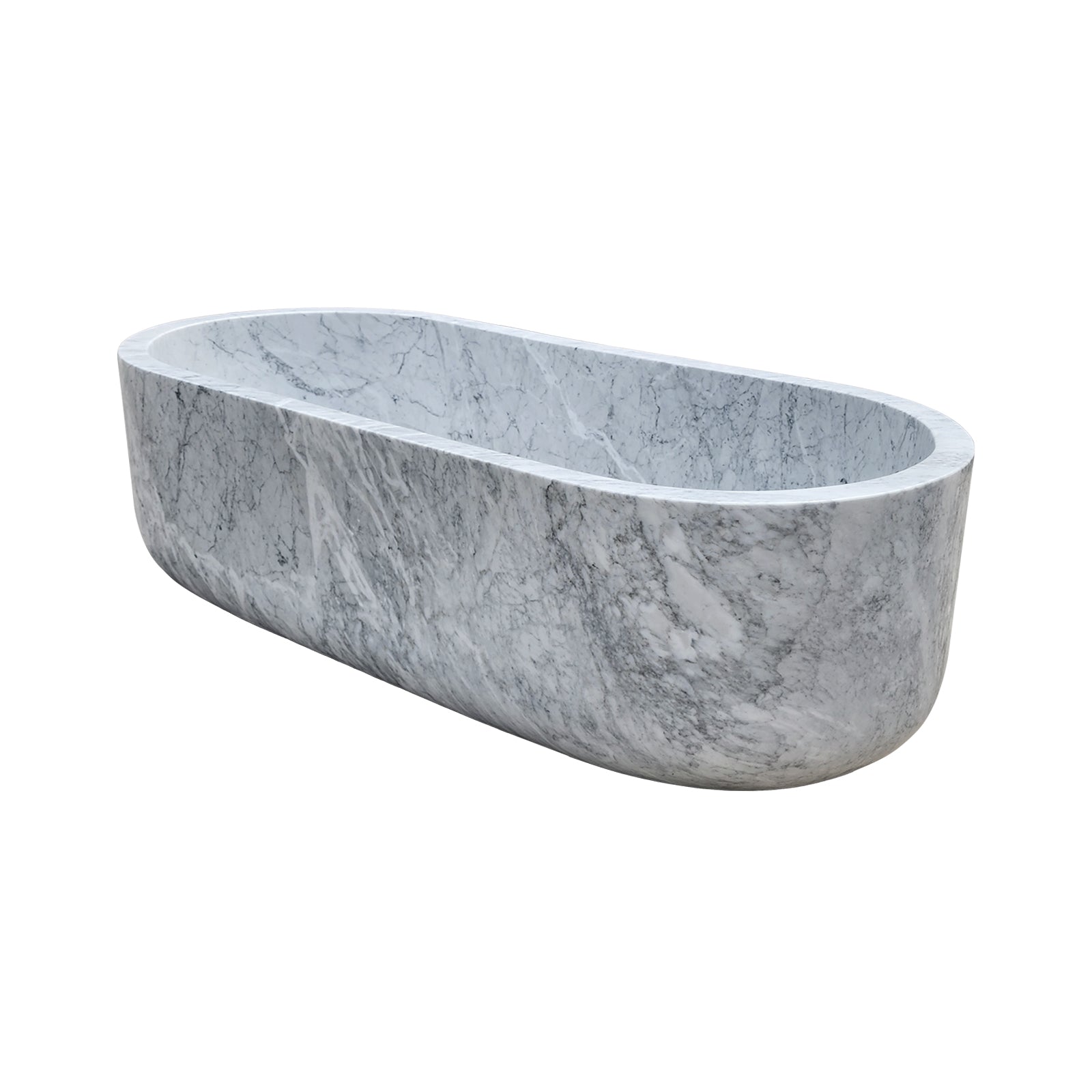 freestanding marble bathtub arabescato