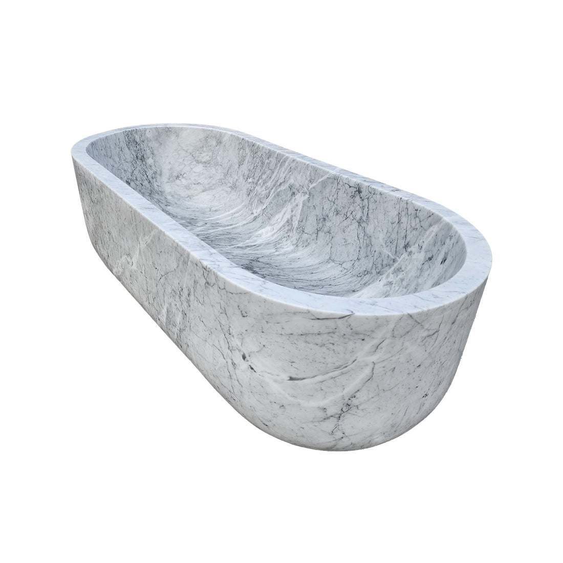 Arabescato Marble Freestanding Bathtub