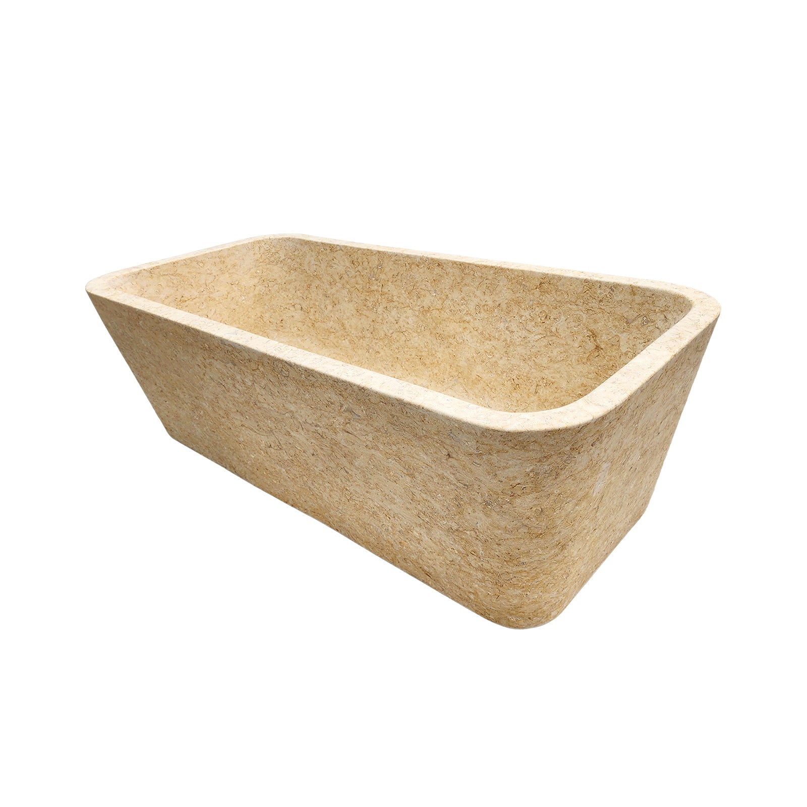 Elite Beige Marble Bathtub Edge Stone Soaking Bath Tubs EM-L03