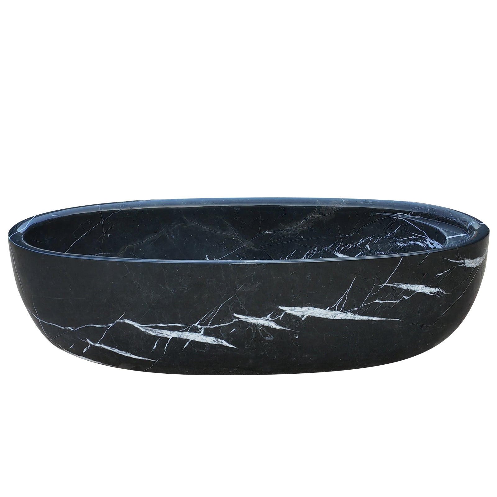 Elite Black Marble Bathtub Custom Made Tub EM-O03