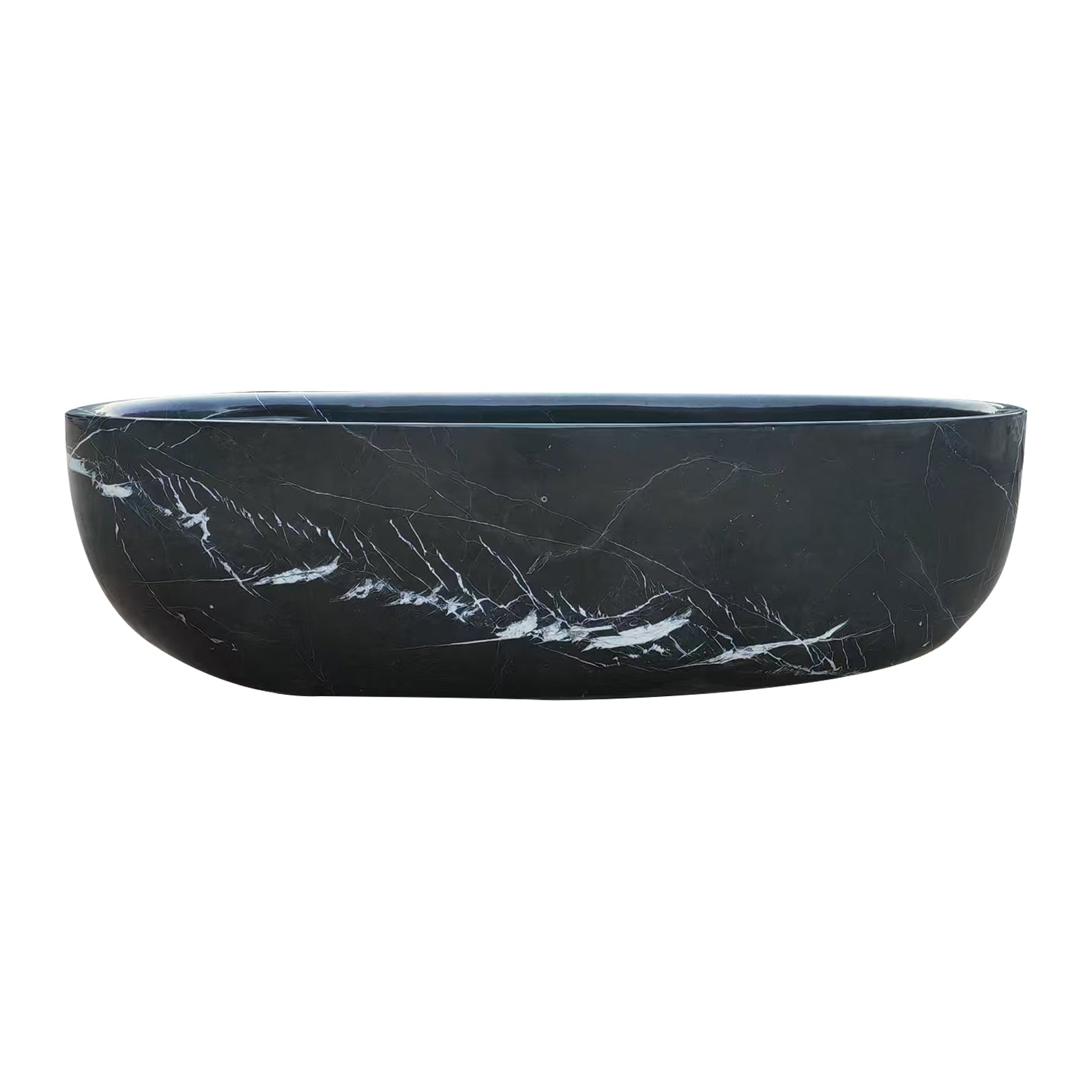 Elite Black Marble Bathtub Custom Made Tub EM-O03
