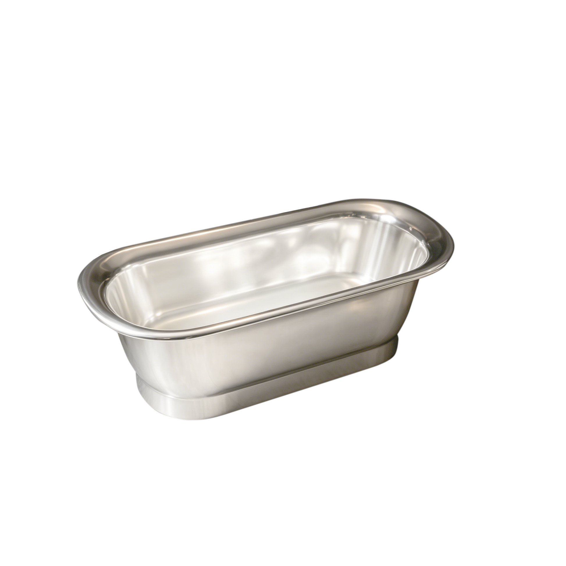 Luxury Stainless steel freestanding bathtub at EliteBathtub