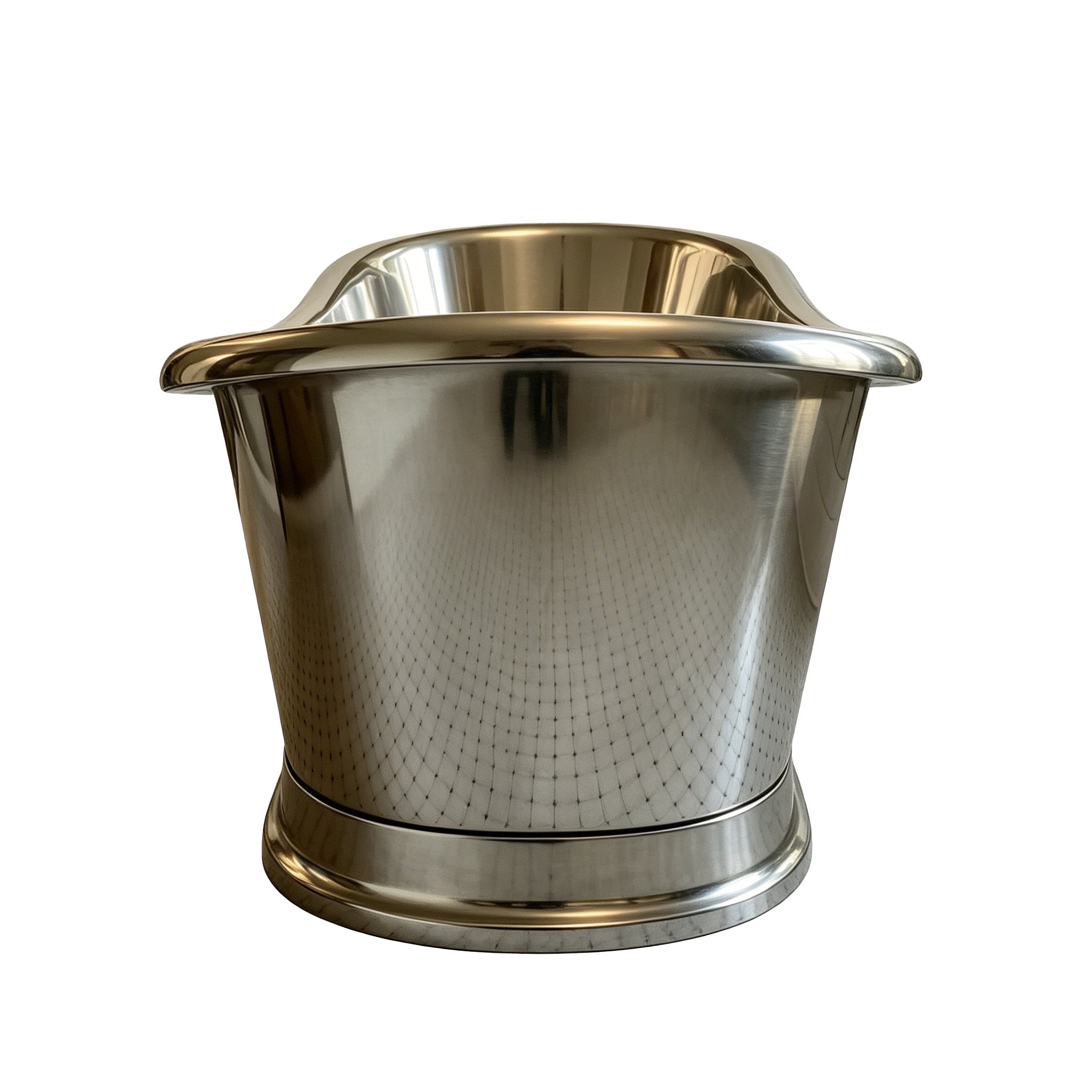 Luxury Double-Slipper Stainless Steel Bathtub at EliteBathtub
