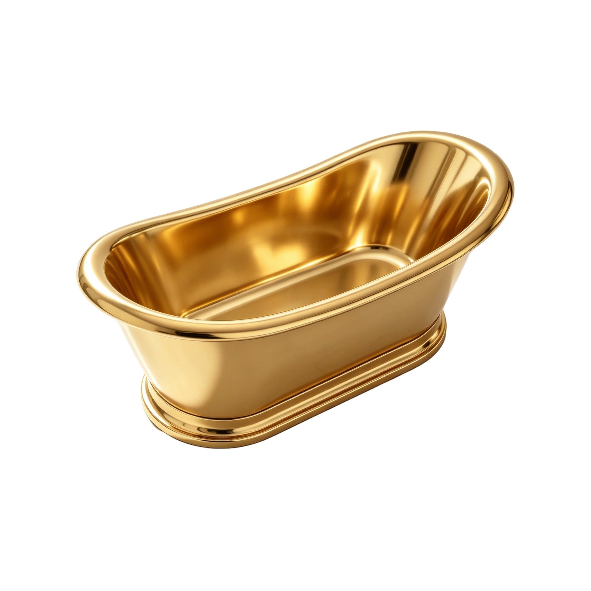 Elite Custom Double-Slipper Stainless Steel Soaking Freestanding Bathtub ET-S-DS09