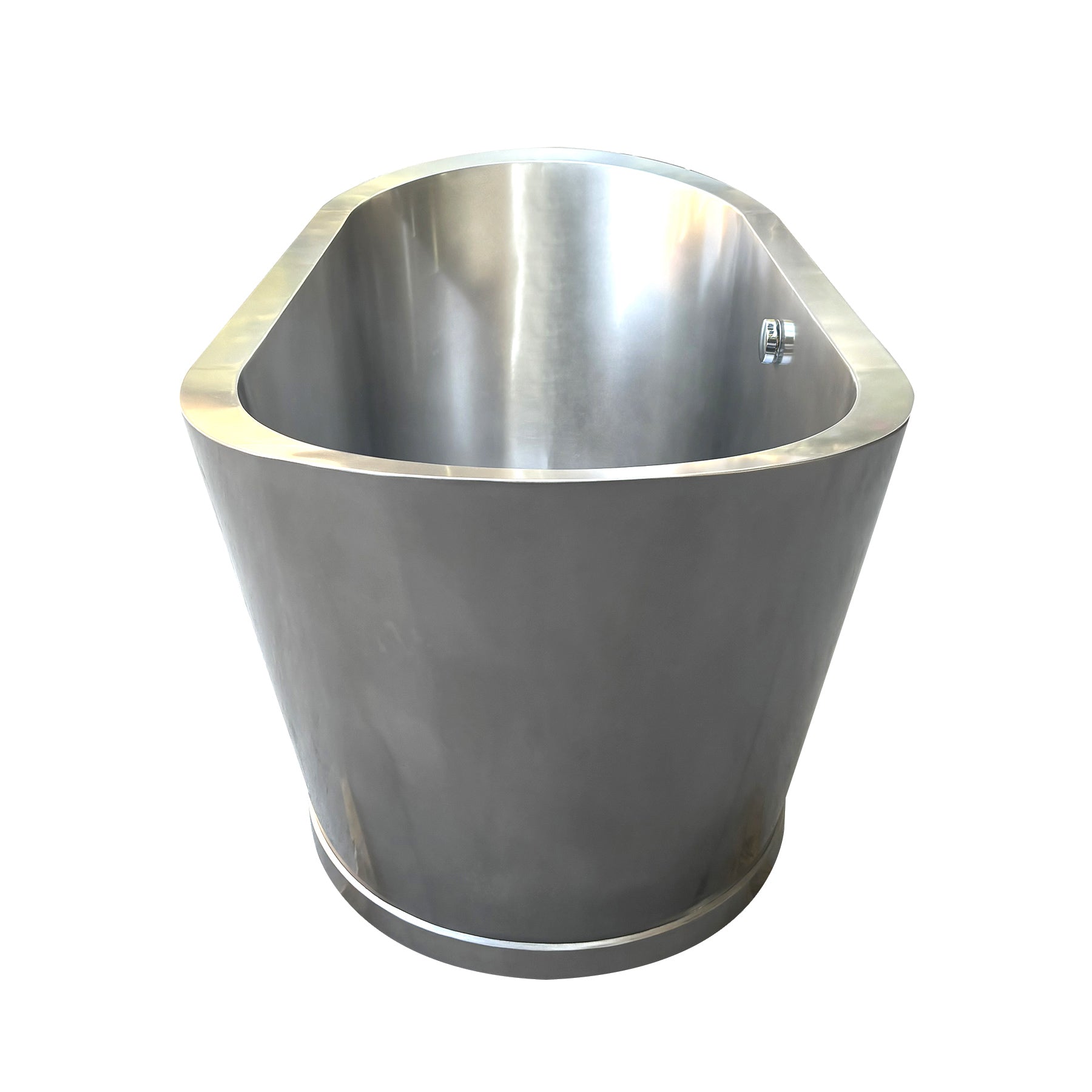 Stainless steel freestanding bathtub at EliteBathtub