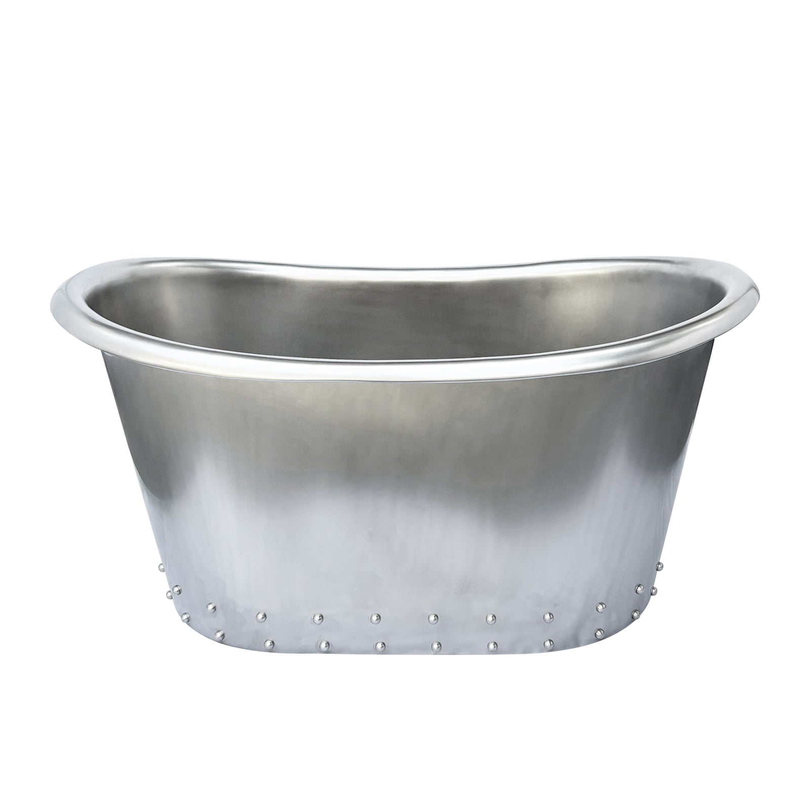 custom stainless steel freestanding bathtub at EliteBathtub