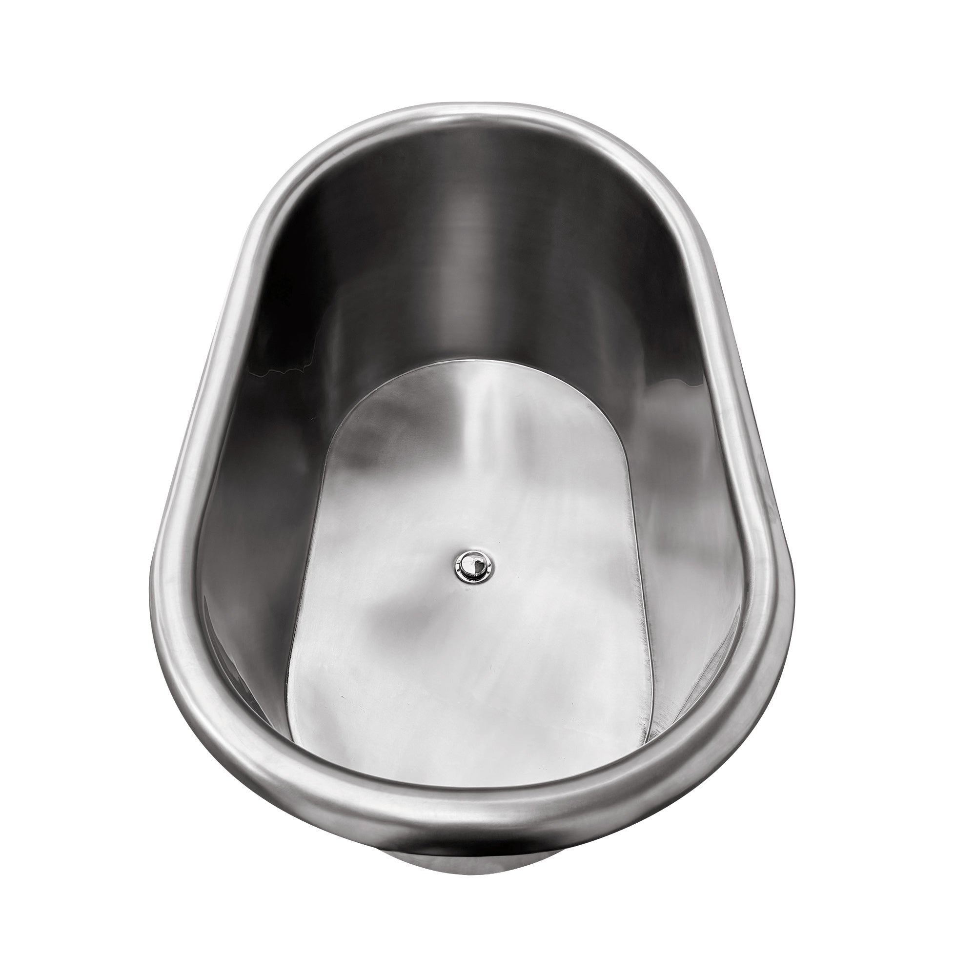 custom stainless steel freestanding bathtub at EliteBathtub