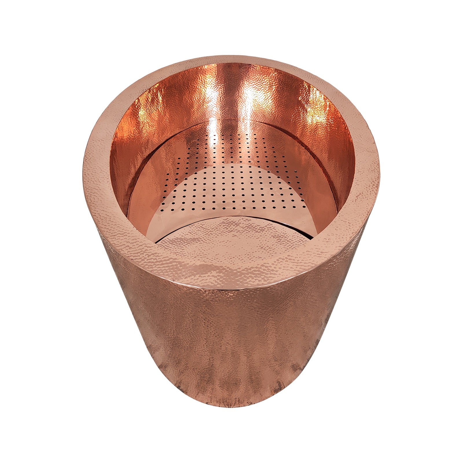 deep soaking hammered copper freestanding bathtubs with seat elitebathtub 