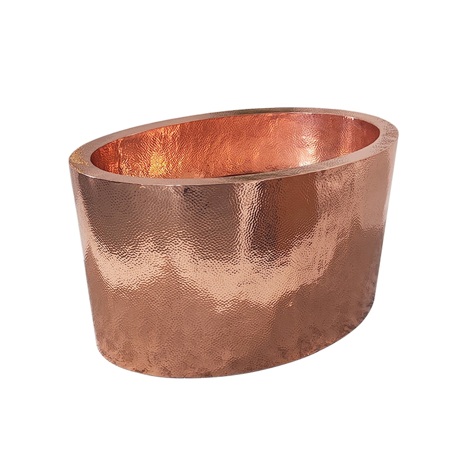deep soaking hammered copper freestanding bathtubs with seat elitebathtub 
