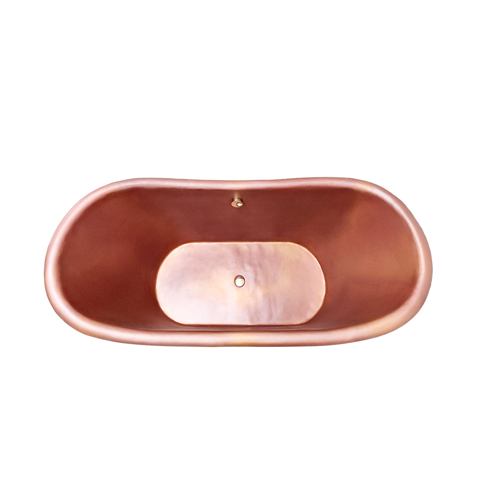 hammered copper bathtub