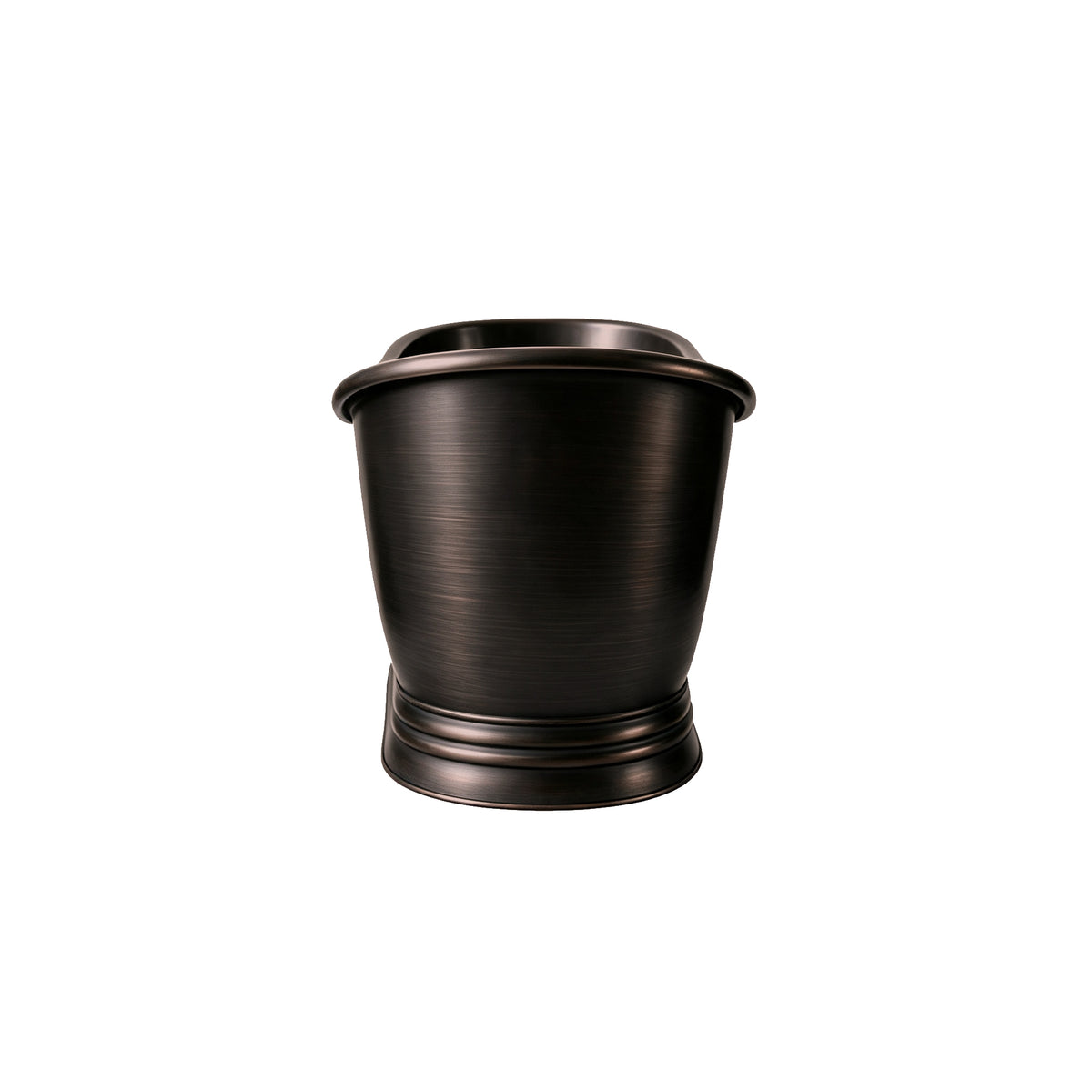 Elite Double-Slipper Dark Antique Copper Freestanding Pedestal Bathtub ET-C-DS42