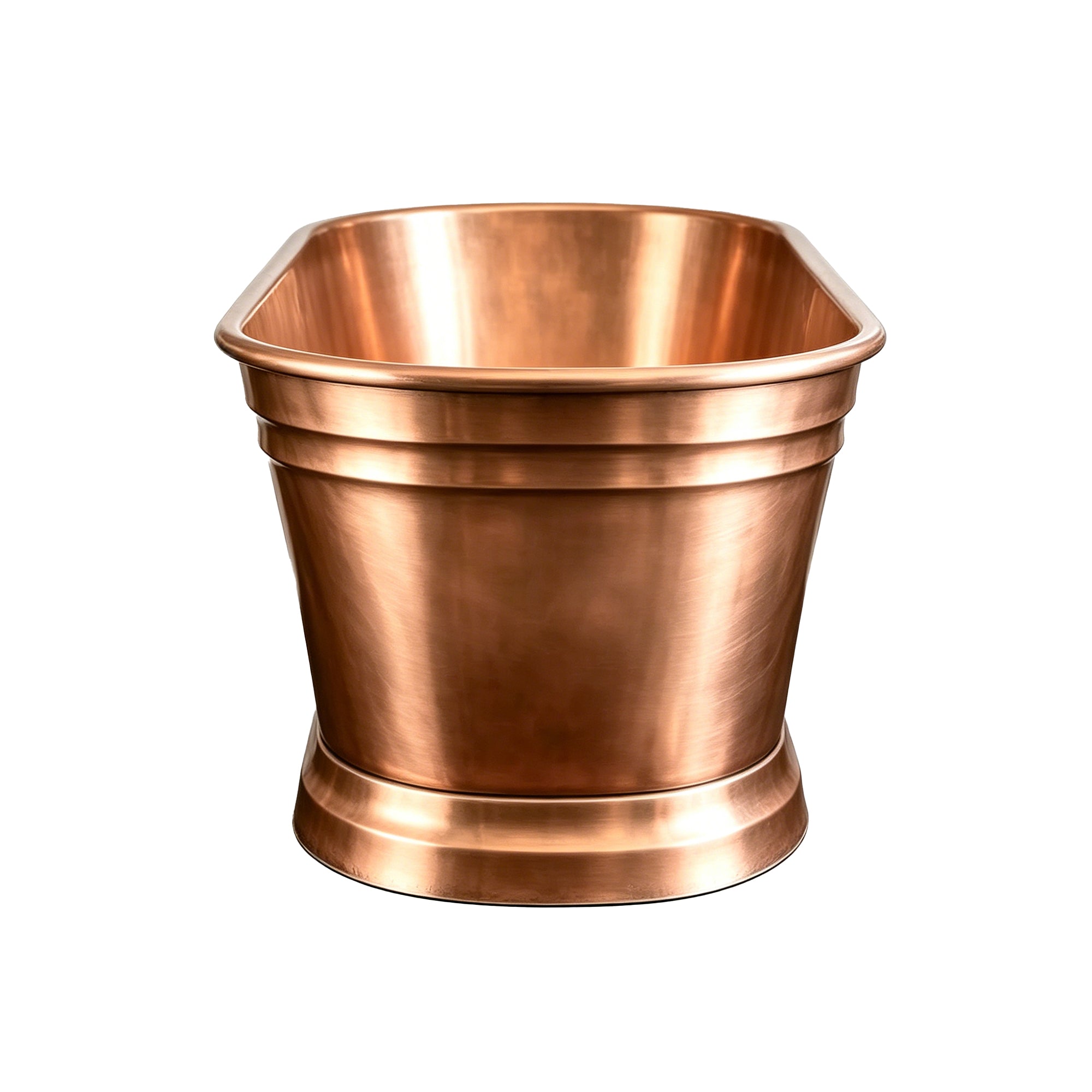 Premium Natural Copper Freestanding Pedestal Tub