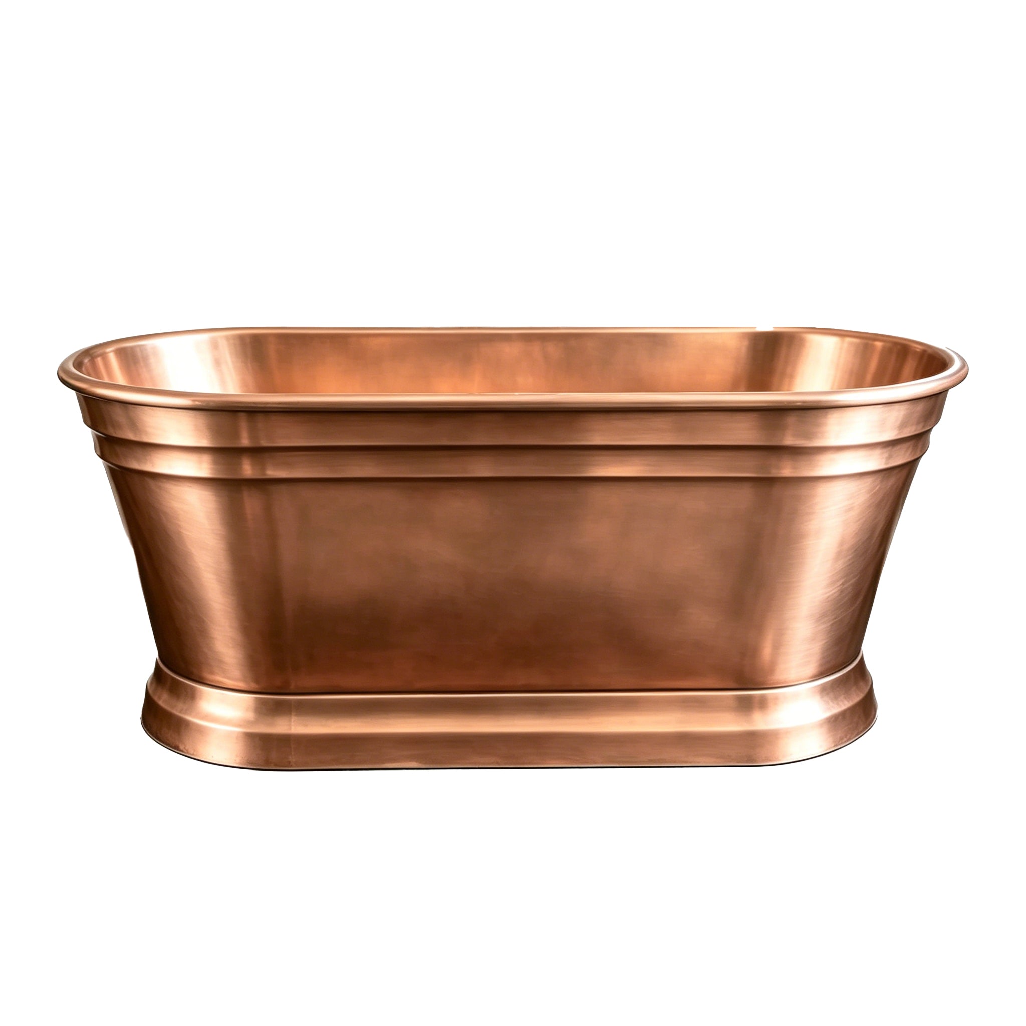 copper freestanding bathtub for luxury bathtoom decoration