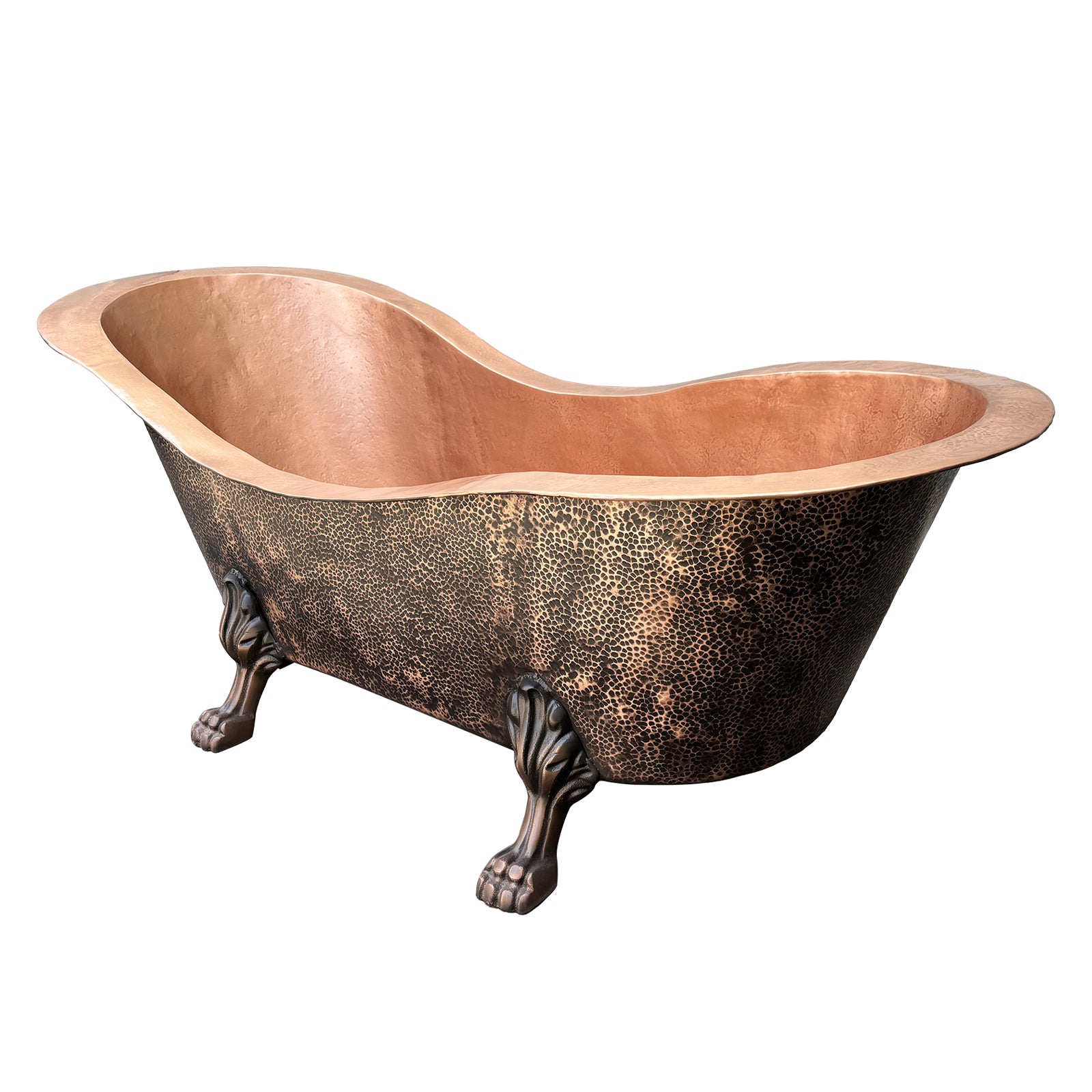 Luxury Clawfoot Copper Bathtub