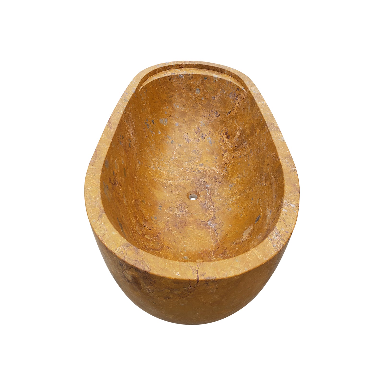 Elite Hand Carved Natural Onyx Bathtub Luxury Freestanding Soaking Tub ET-M-O37