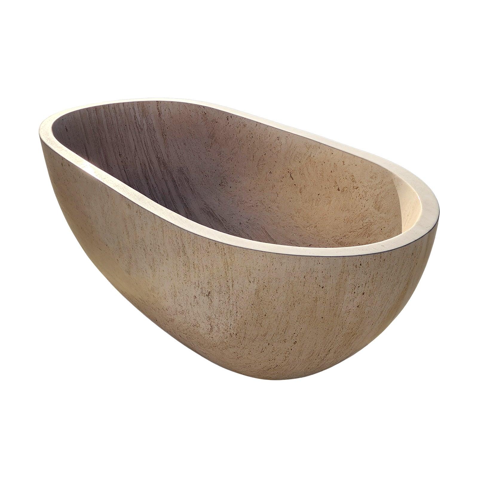 Elite Luxury Sandstone Bathtub Freestanding Soaking Tub EM-O23