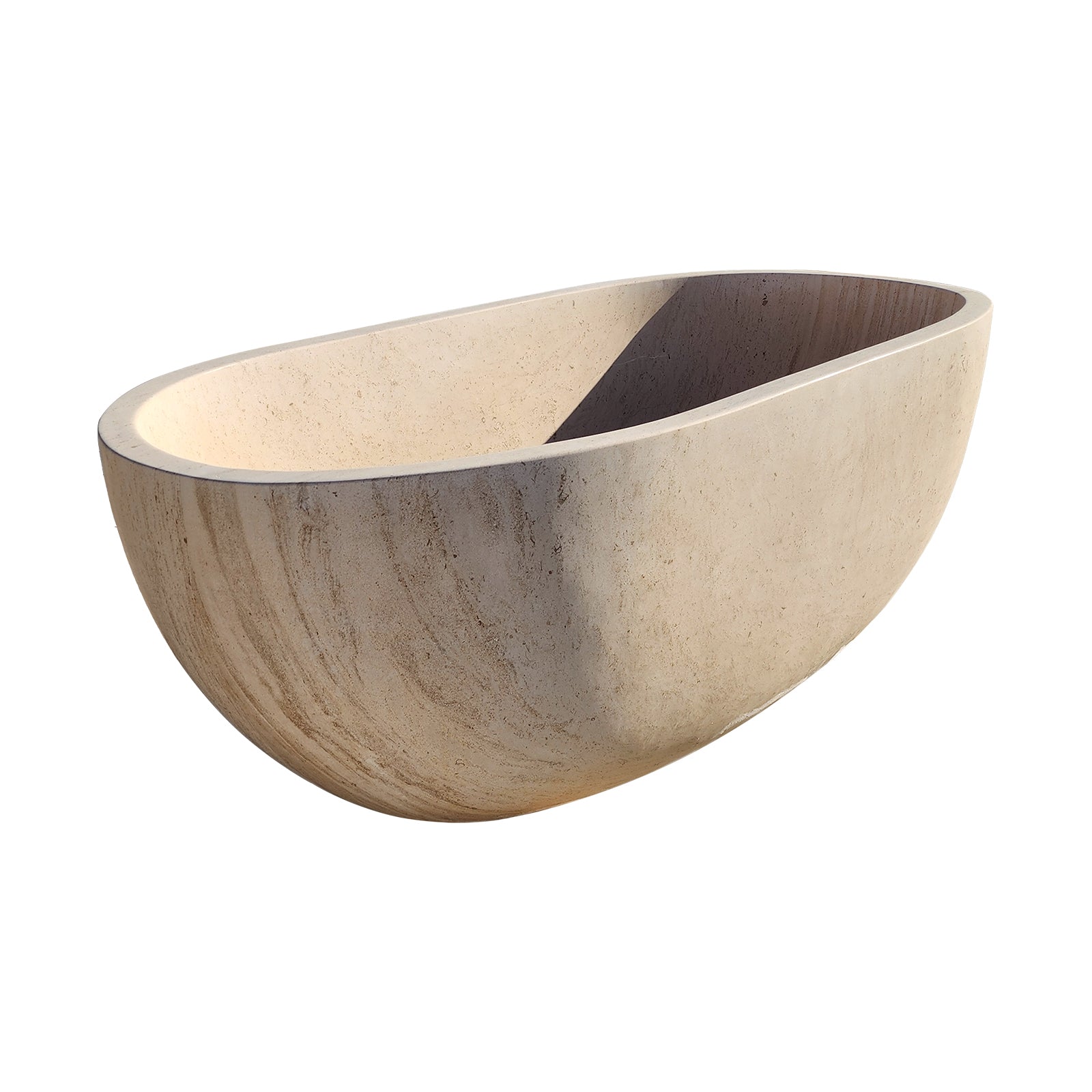 Elite Luxury Sandstone Bathtub Freestanding Soaking Tub EM-O23