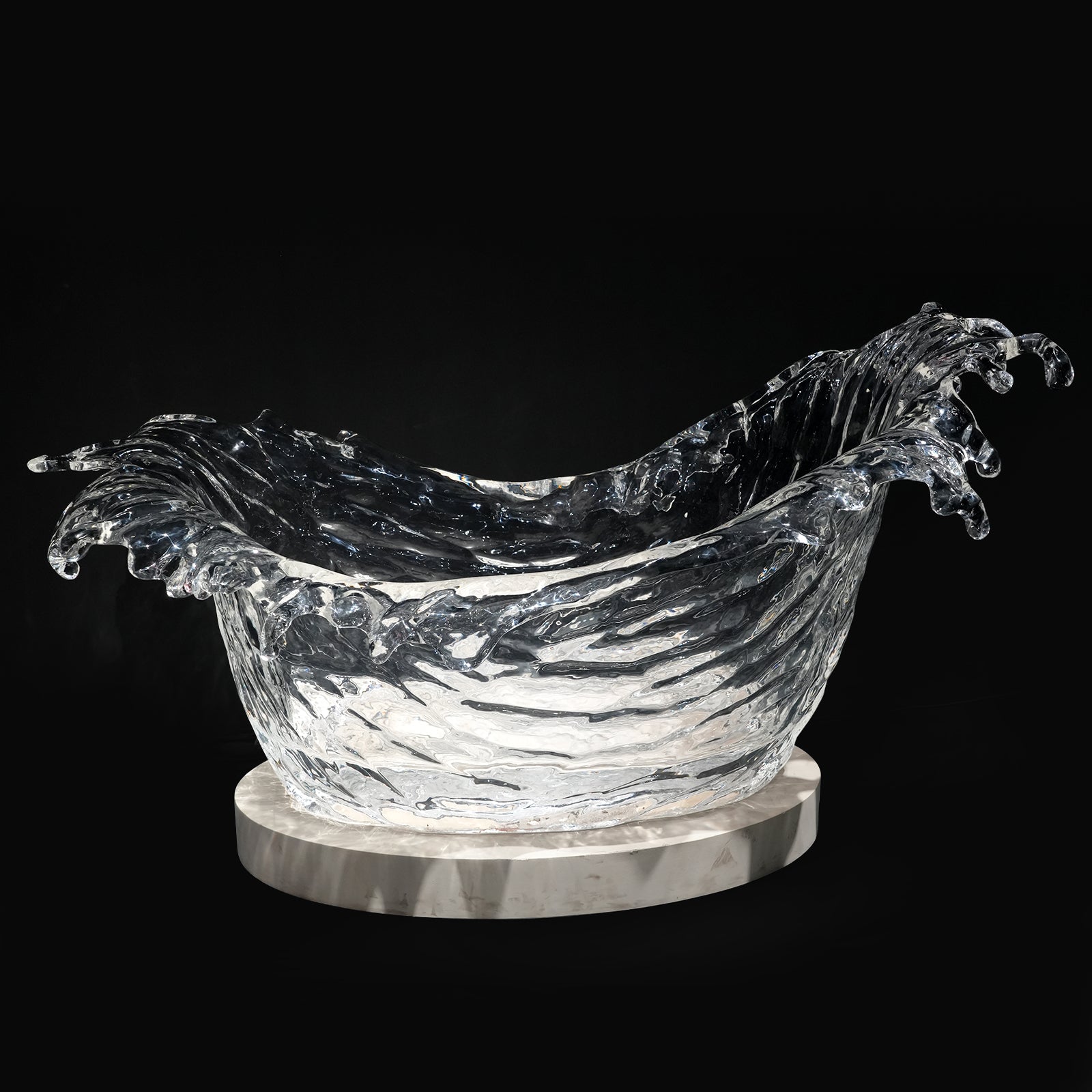 Elite Modern Freestanding Crystal Bathroom Tub for Shower EC-06