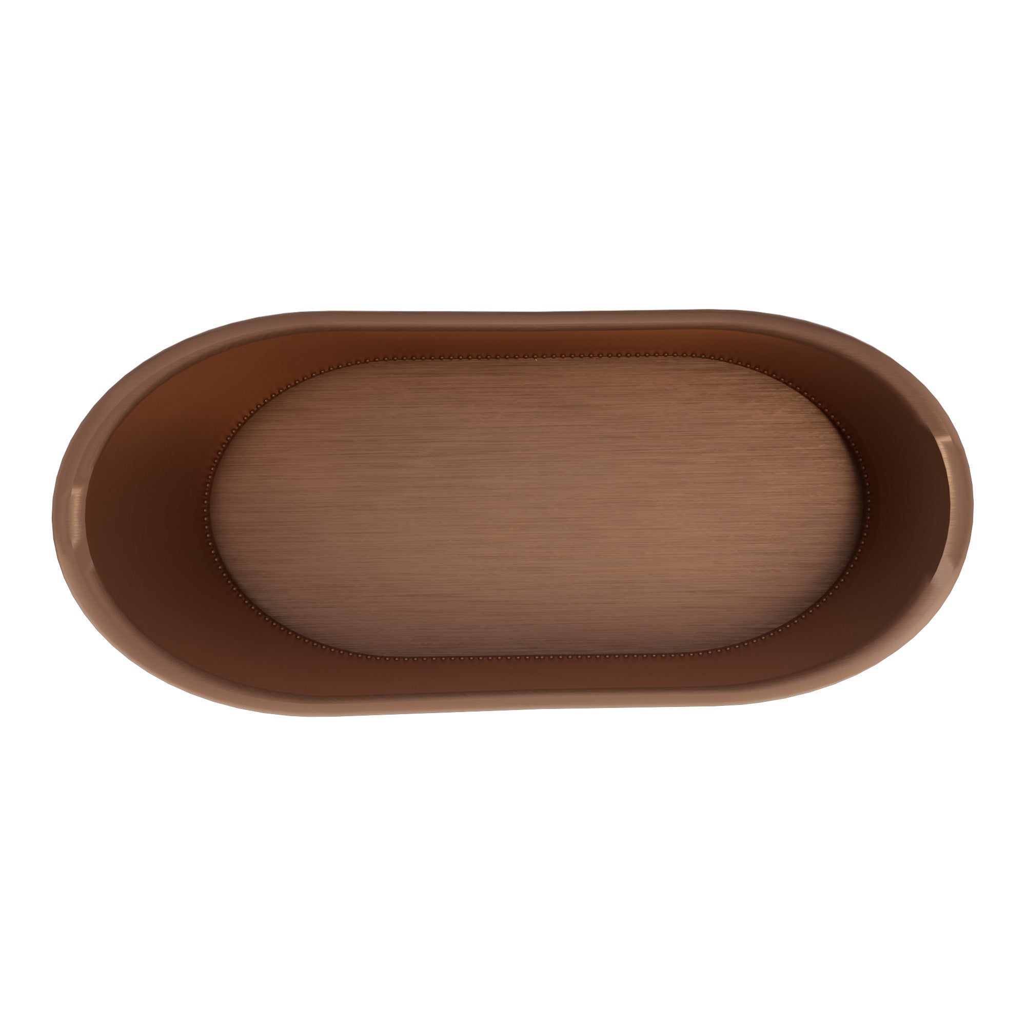 Elite Single-Slipper Pedestal Oil Rubbed Bronze Copper Freestanding Bathtub ECP-24