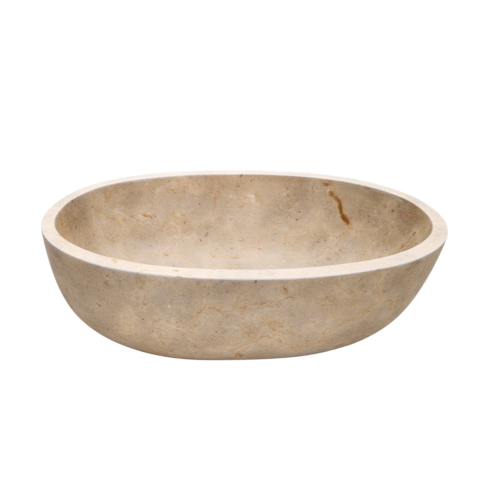 Elite White Marble Bathtub Soaking Tub ET-M-O29